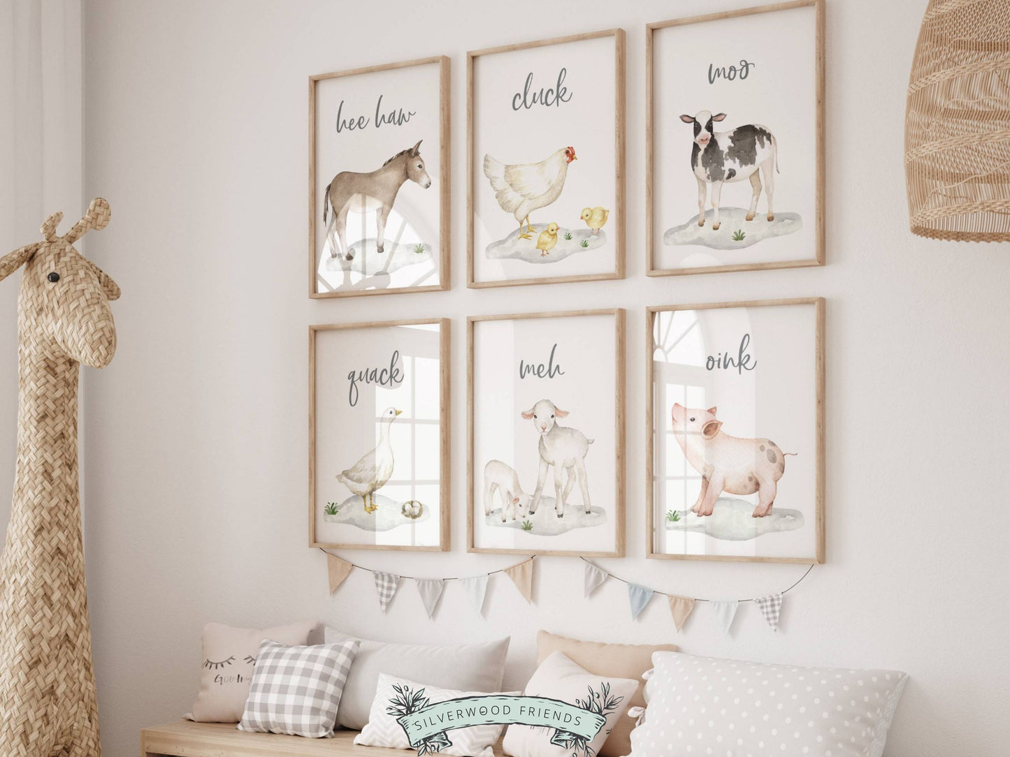 Farm Animal Nursery Prints