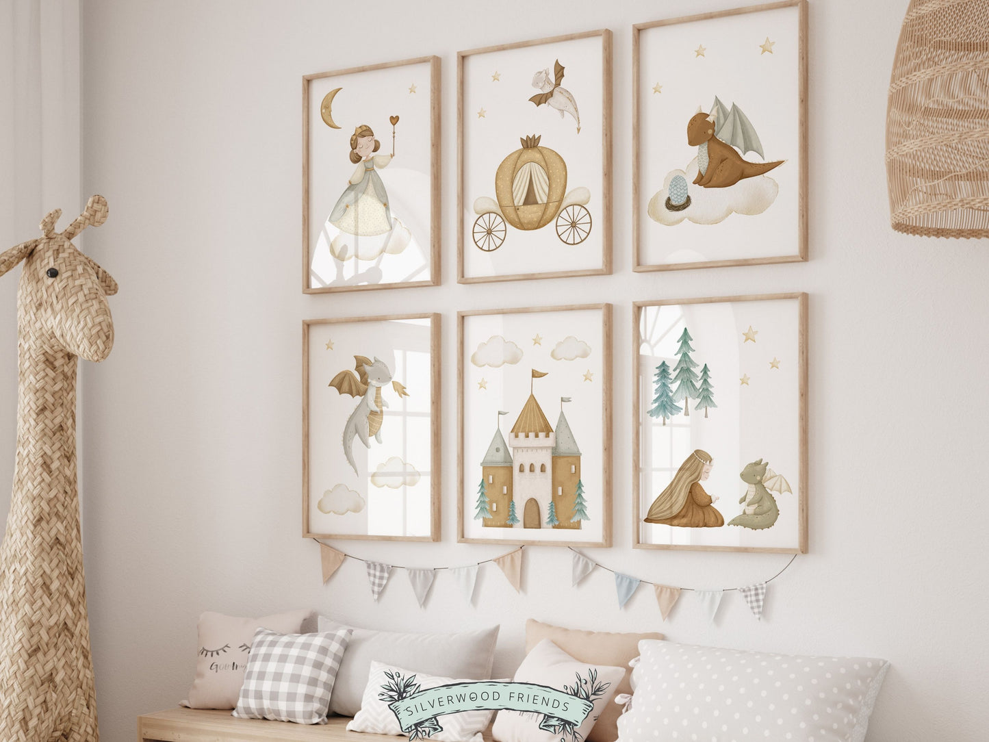 Fairytale Princess Nursery Prints