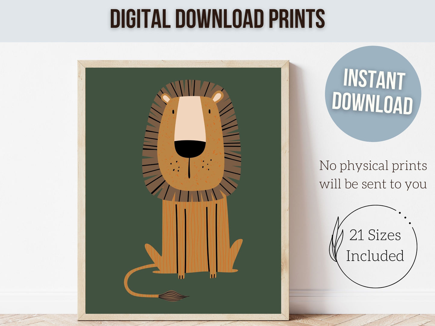 Boho Safari Nursery Prints