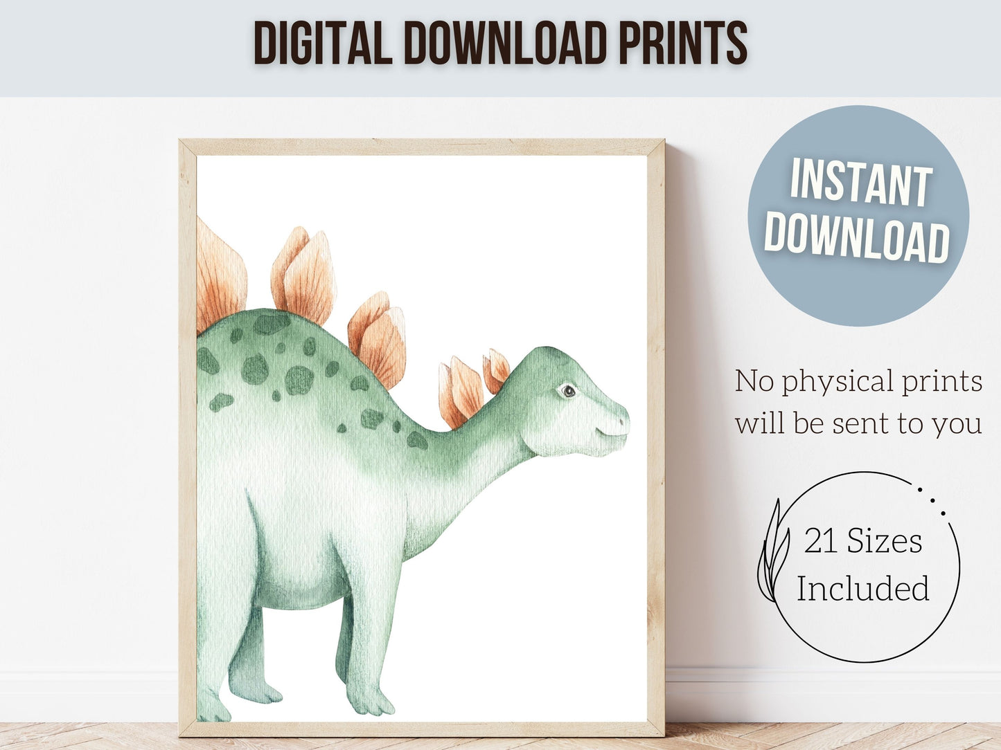 Set of 6 Dinosaur Prints