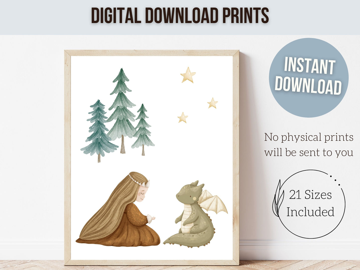 Fairytale Princess Nursery Prints