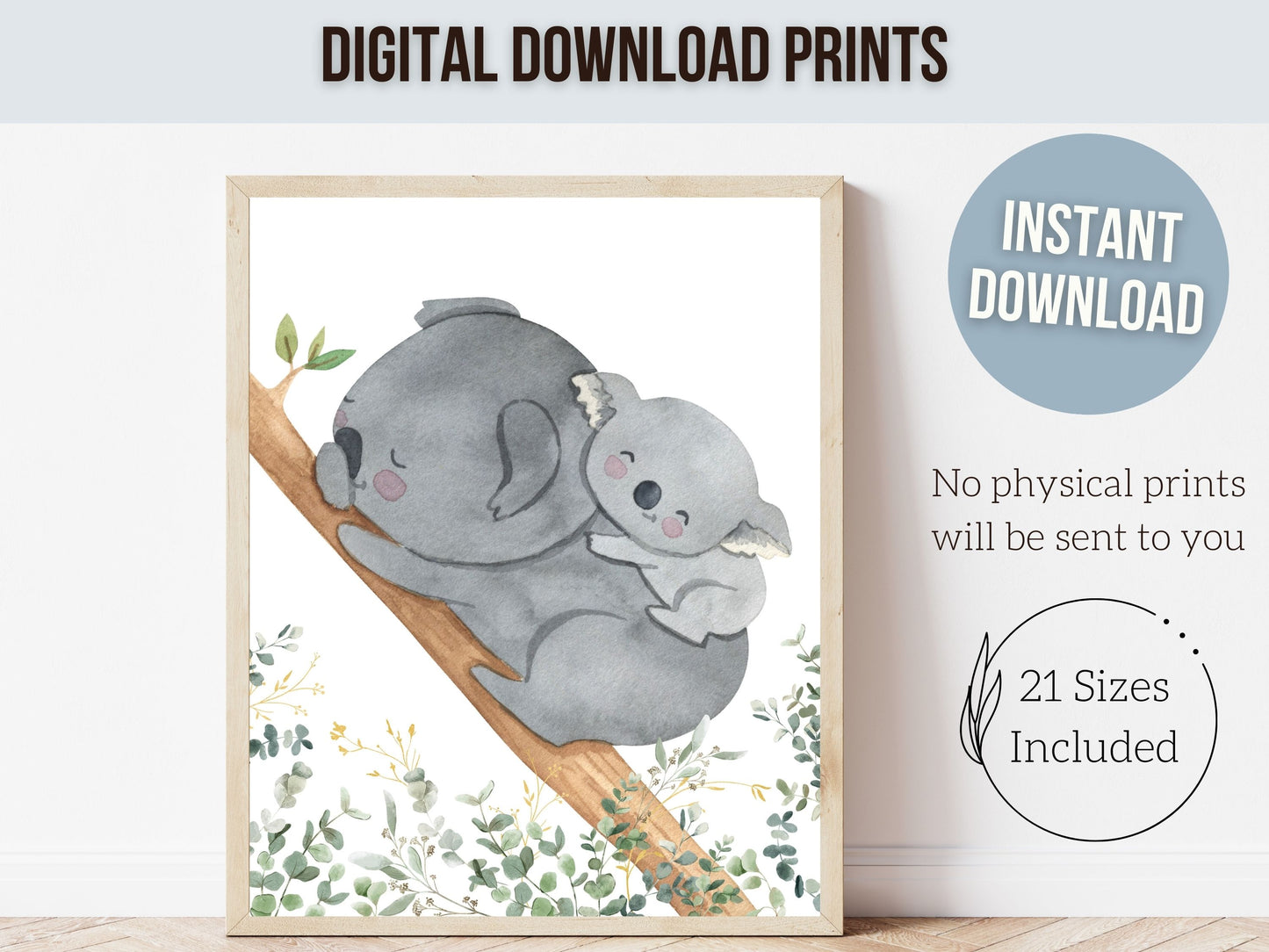 Australian Animal Mum and Me Prints
