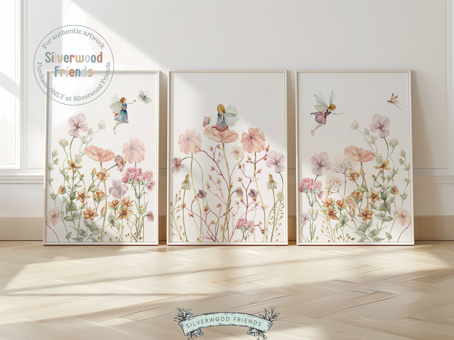Wildflower Fairy Nursery Prints