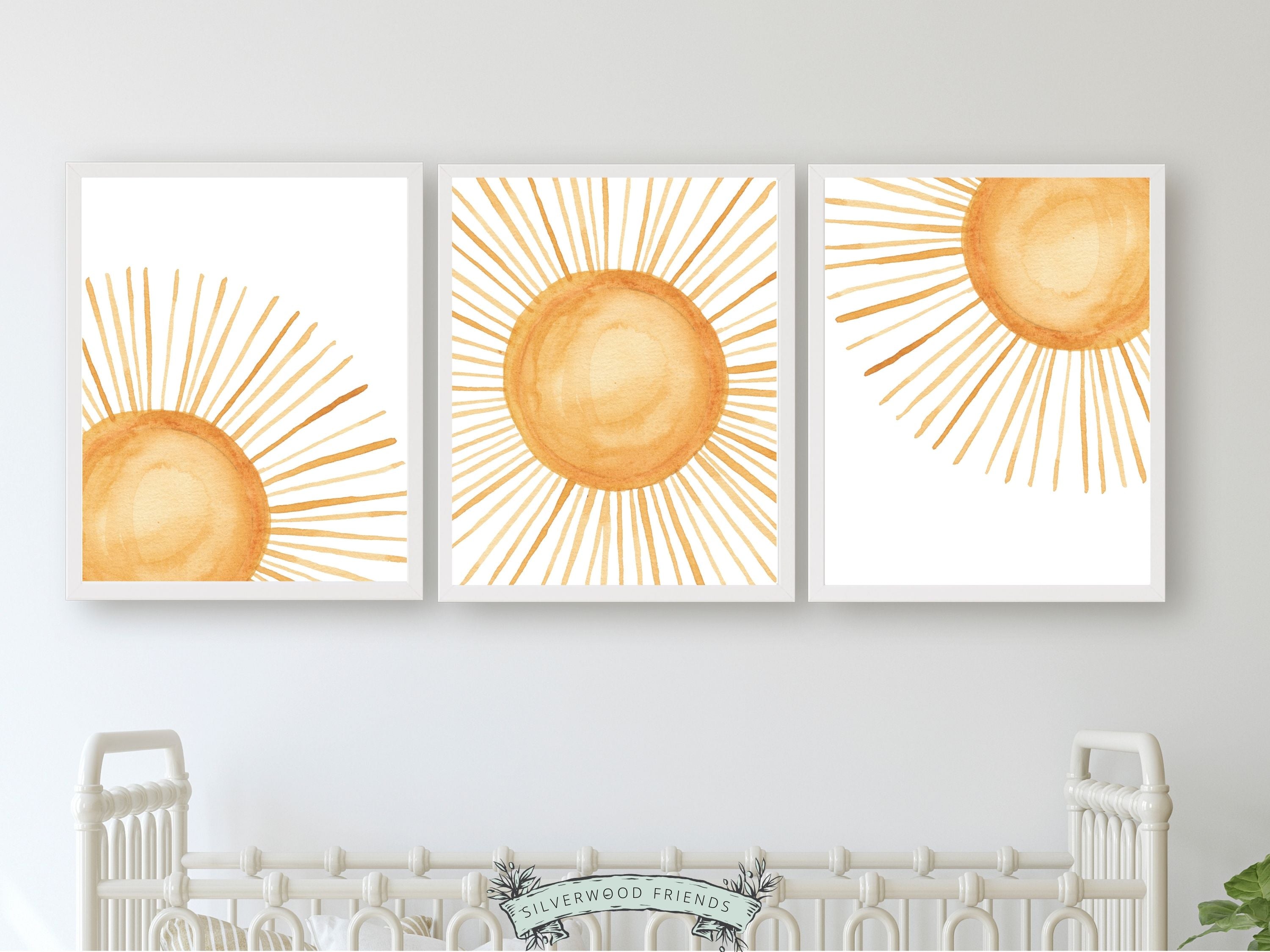 Boho Sun Nursery Prints – Silverwood Friends