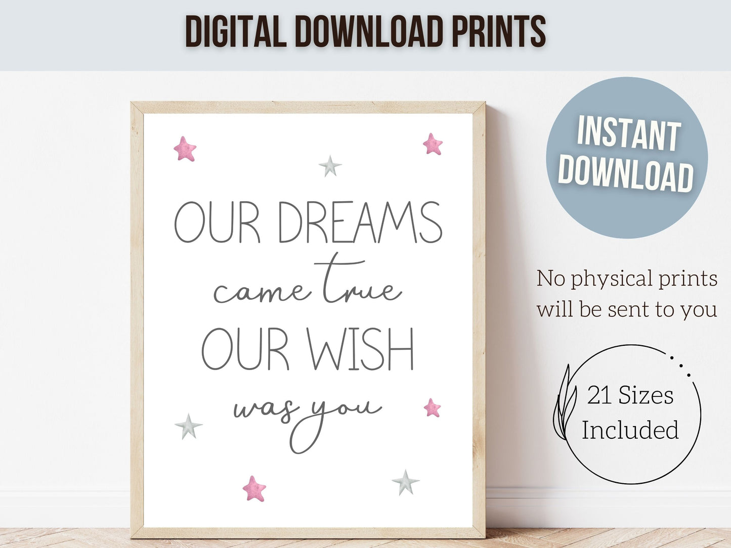 ORIGINAL Dragon Nursery Print Gift For Baby Girls Dragon Nursery Decor, Girls Fairytale Bedroom Fantasy Nursery Decor Digital Download Print