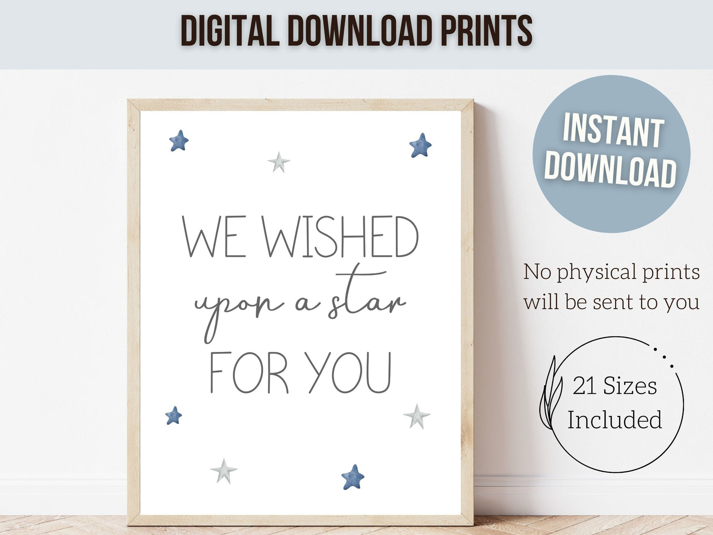 ORIGINAL Dragon Nursery Print Gift For Baby Boy Dragon Nursery Decor, Kids Room Decor Star Moon Fantasy Nursery Decor Digital Download Print