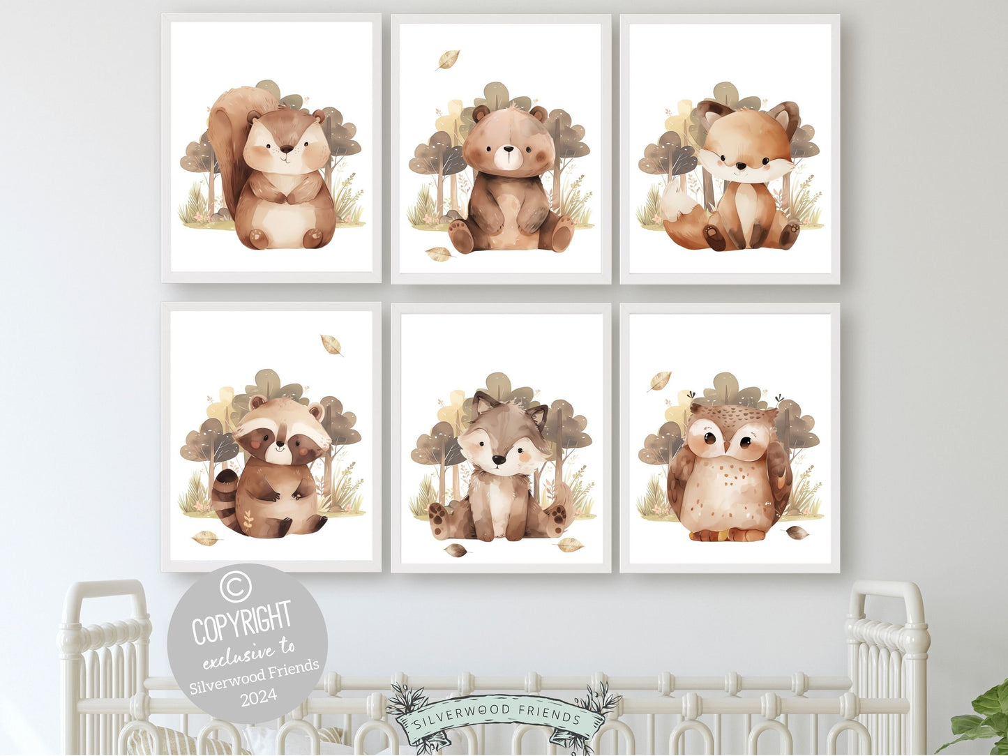 Our adorable Woodland Animal Nursery Prints are the perfect addition to your babys woodland nursery decor and will spark their imagination and love of nature. These neutral nursery prints also make a unique gender neutral baby show