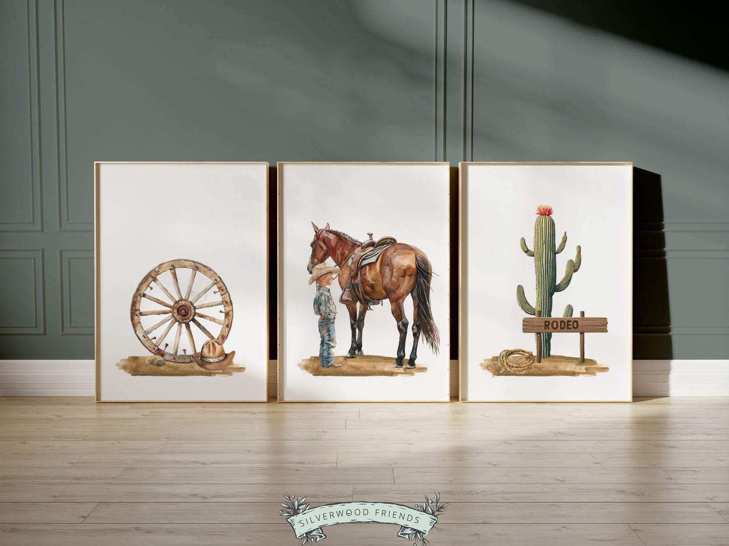 Cowboy Nursery Prints, Cowboy Nursery Decor, Boys Room Western Nursery Decor Rodeo Print, Baby Boys Western Nursery Wall Art Digital Prints