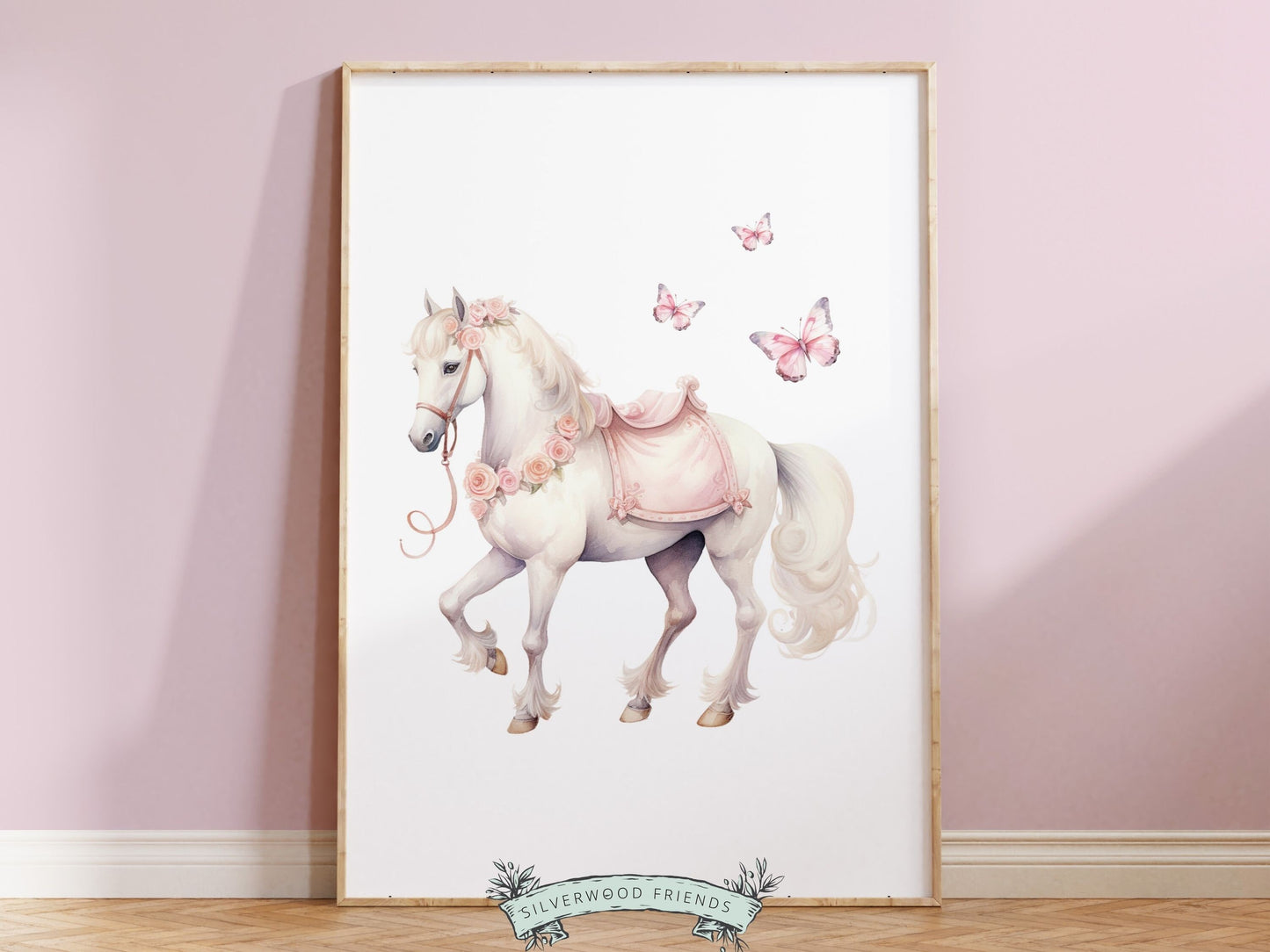 Baby Girls Princess Nursery Prints, Fairy Tale Nursery Decor, Fairytale Nursery Wall Art, Girls Princess Bedroom Wall Decor Digital Prints