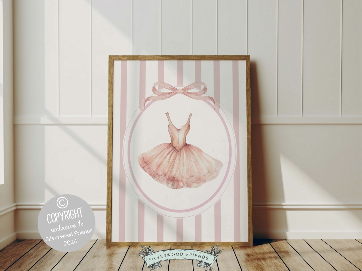 Ballet Prints, Ballerina Nursery Decor, Blush Pink Baby Girl's Ballerina Nursery Wall Art, Newborn Ballet Gift, Ballet Nursery Digital Print