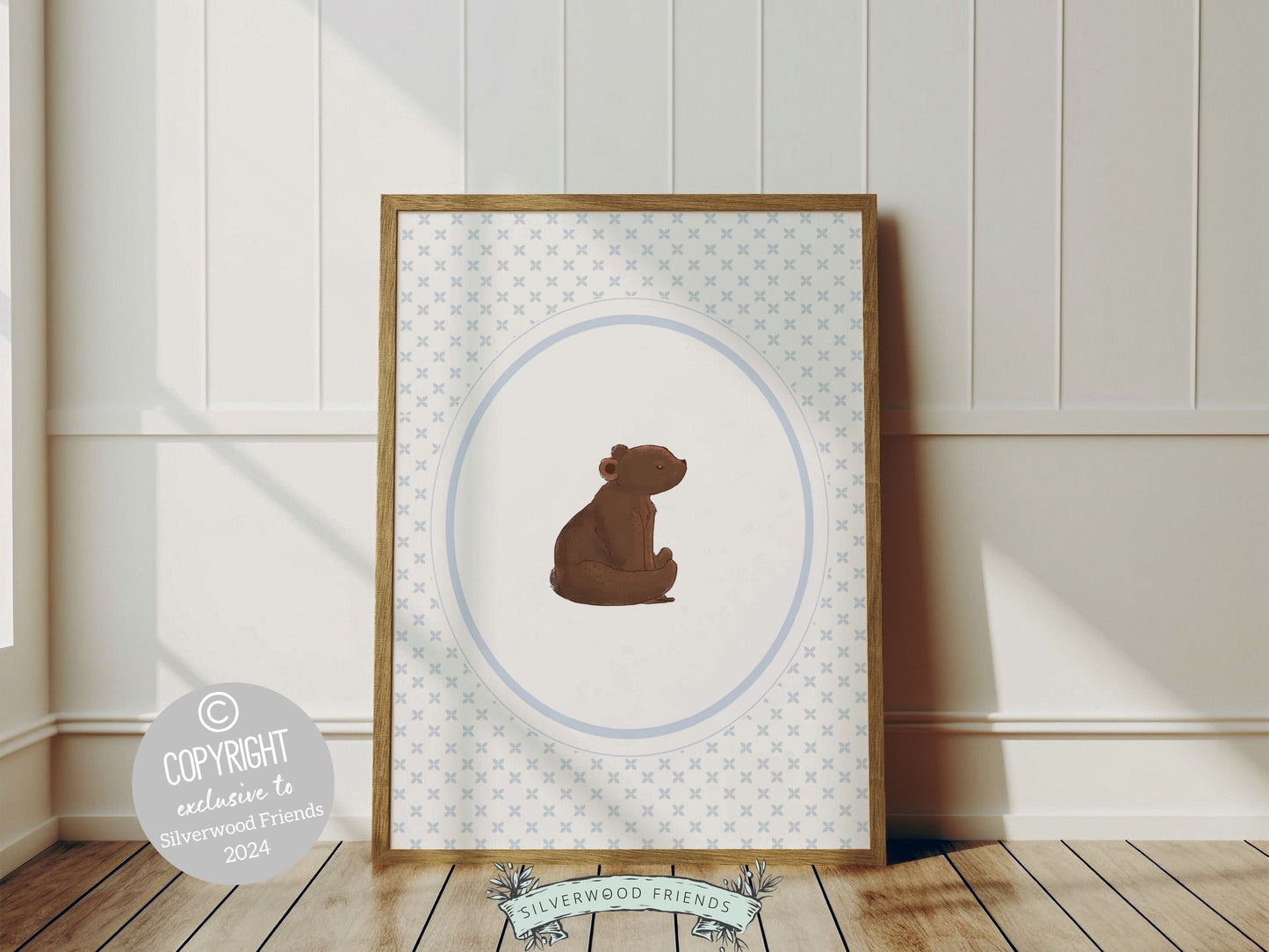 Bear Nursery Print, Brown Bear Neutral Nursery Decor, Teddy Bear Nursery Wall Art, Woodland Bear Nursery Poster, Baby Bear Digital Prints