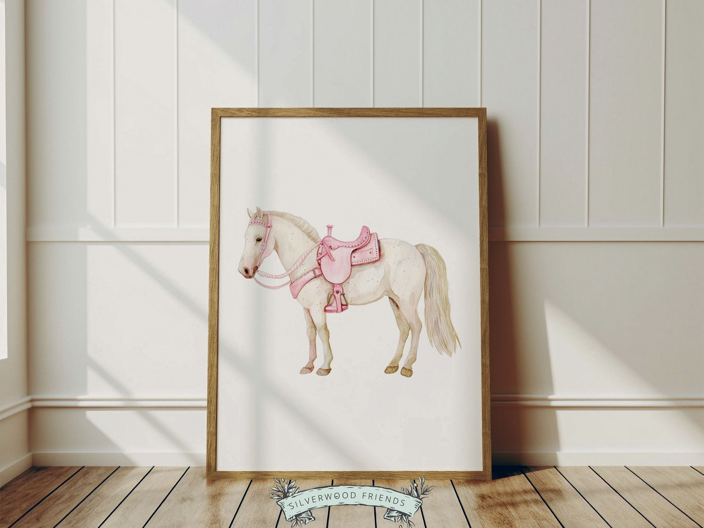 Cowgirl Nursery Prints, Cowgirl Nursery Decor, Baby Girl Western Nursery Decor, Girls Equestrian Horse Riding Nursery Wall Art Digital Print