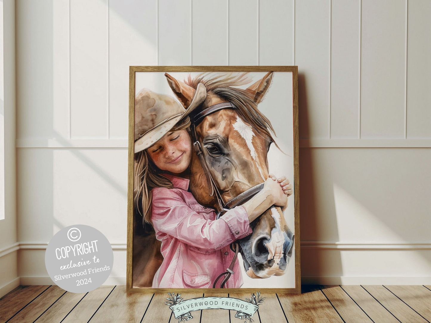 Cowgirl Nursery Print, Cowgirl Nursery Decor, Baby Girl Western Nursery Decor, Girls Horse Riding Print Horse Nursery Picture Digital Print