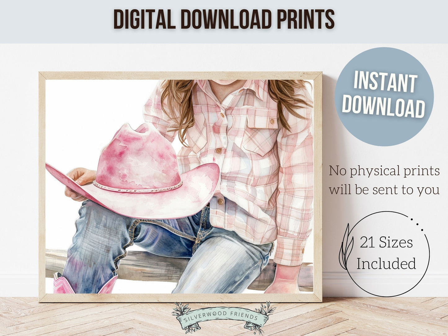 Cowgirl Nursery Print, Cowgirl Nursery Decor, Baby Girl Western Nursery Decor, Girl Horse Riding Picture, Country Girl Nursery Digital Print