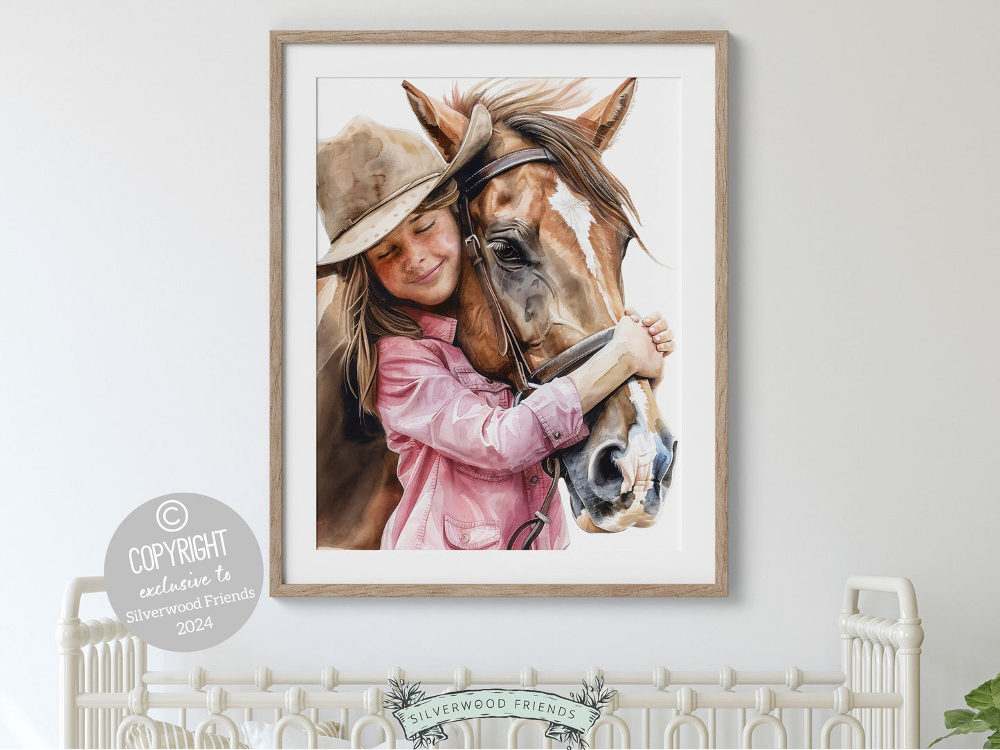 Cowgirl Nursery Print, Cowgirl Nursery Decor, Baby Girl Western Nursery Decor, Girls Horse Riding Print Horse Nursery Picture Digital Print
