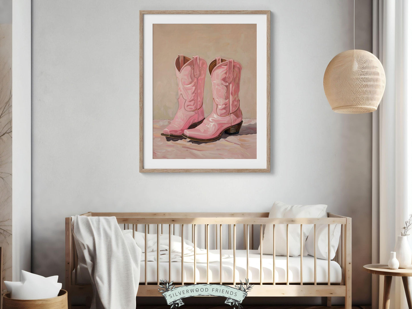 Pink Cowgirl Boots Print, Girly Coastal Cowgirl Print, Trendy Western Aesthetic Dorm Room Wall Decor, Preppy Teen Girl Room Digital Print