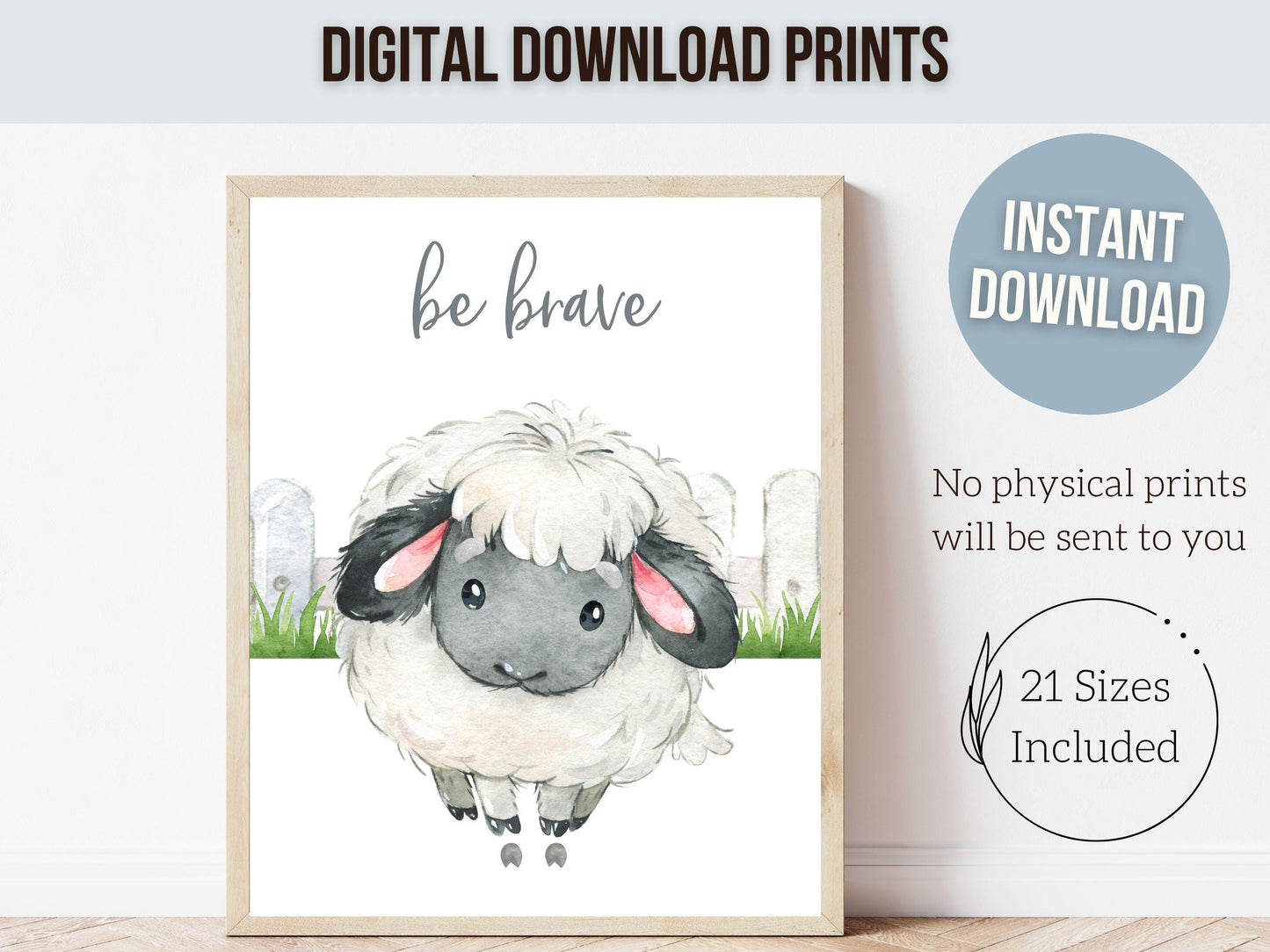 Baby Farm Nursery Prints, Baby Farm Animal Nursery Posters, Farmyard Nursery Wall Art, Barn Baby Shower Gift, Barnyard Animals Digital Print