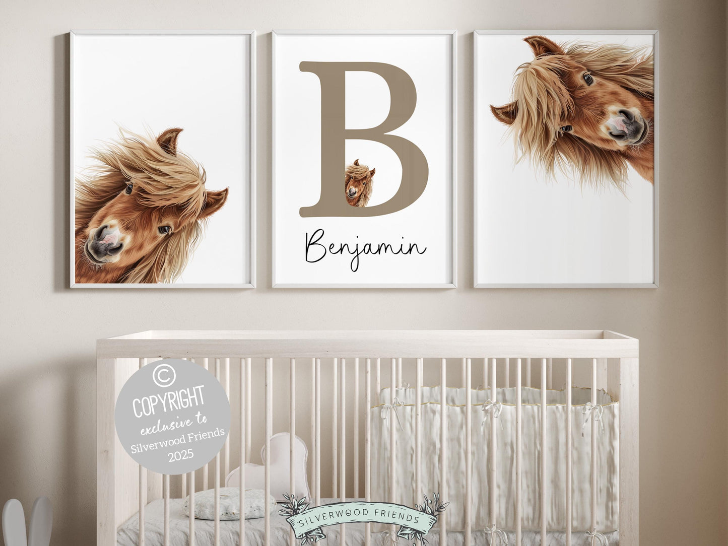 Peeking Horse Nursery Print, Horse Nursery Decor, Western Wall Decor, Kids Cowboy Room Wall Decor, Horse Picture, Pony Nursery Digital Print