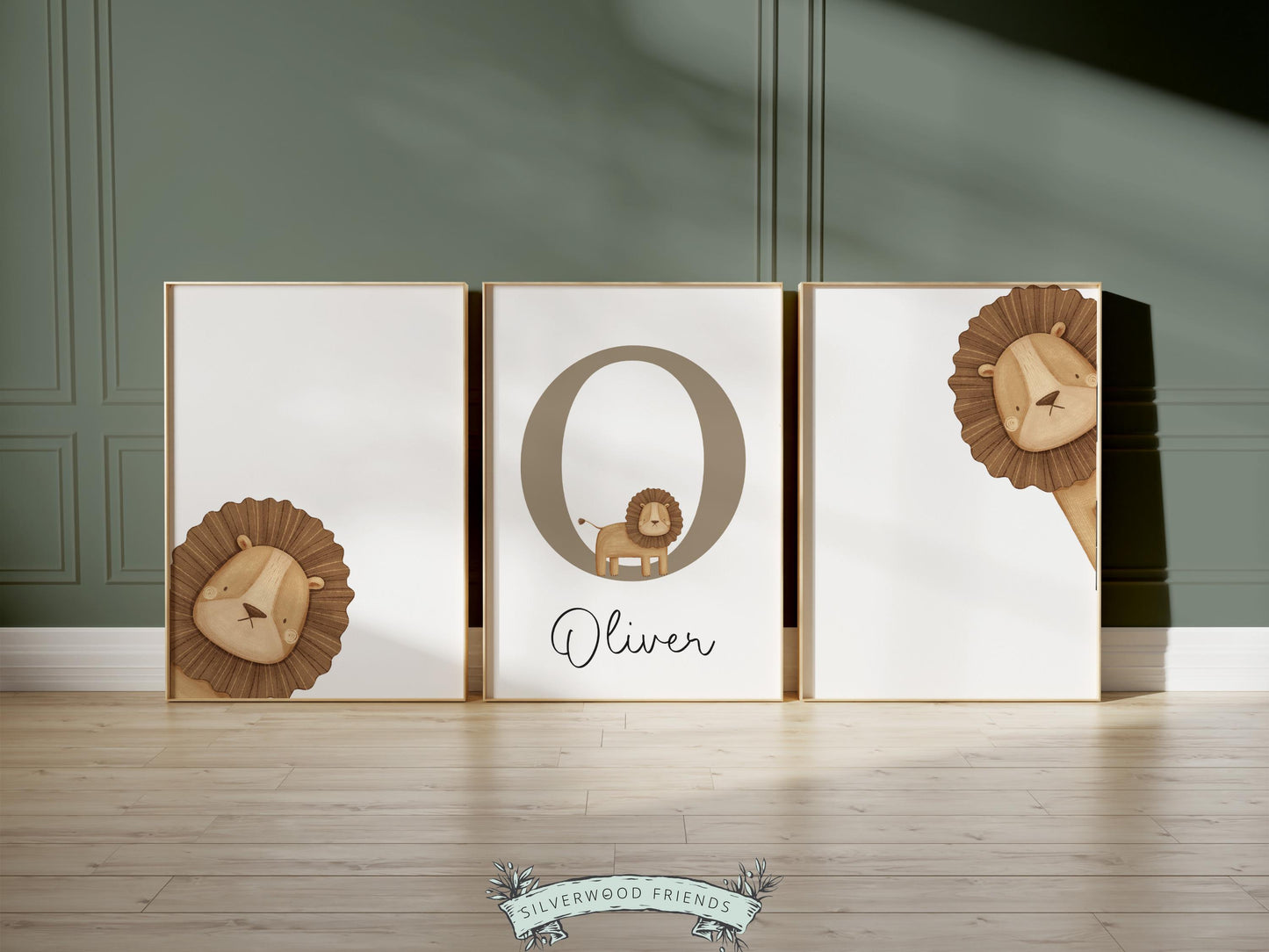 Peeking Safari Lion Nursery Prints, Safari Animal Nursery Decor, Kids Room Lion Wall Decor, Toddler Boys Jungle Lion Nursery Digital Prints