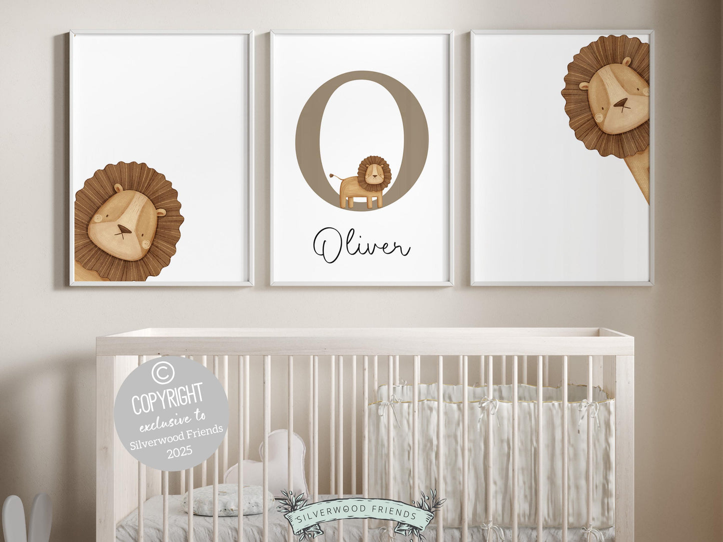 Peeking Safari Lion Nursery Prints, Safari Animal Nursery Decor, Kids Room Lion Wall Decor, Toddler Boys Jungle Lion Nursery Digital Prints