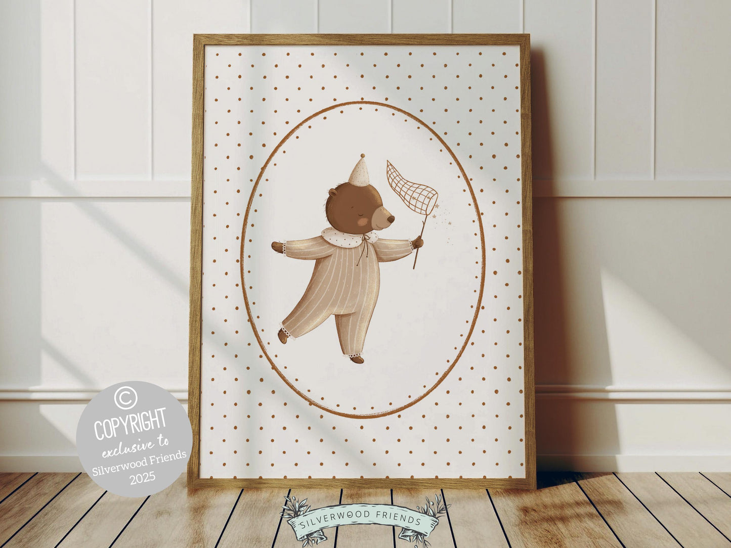 Boho Woodland Nursery Prints, Baby Boy Vintage Woodland Bear Nursery Decor, Vintage Bear Nursery Wall Art, Neutral Nursery Digital Prints