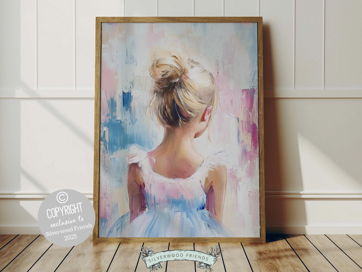 Add a touch of magic to any little ballerinas space with our Pastel Ballet Print. This whimsical artwork is perfect for enhancing your ballet nursery decor, creating a dreamy atmosphere, or serving as a unique and enchanting baby shower gift.