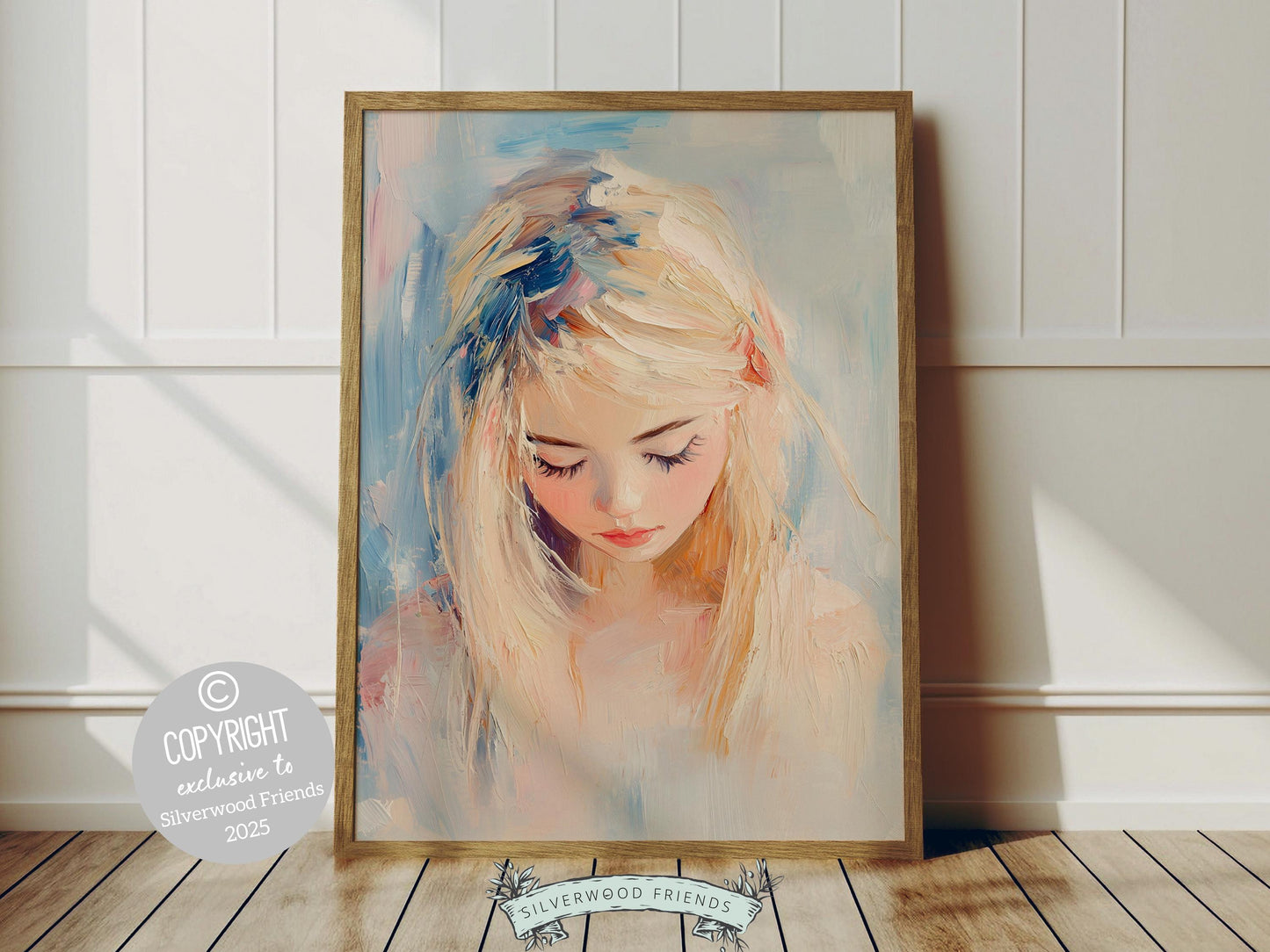 Ballet Dancer Print, Pastel Ballerina Wall Decor, Baby Girl Nursery Wall Art,Trendy Pink Blue Ballet Teen Dorm Room Wall Decor Digital Print