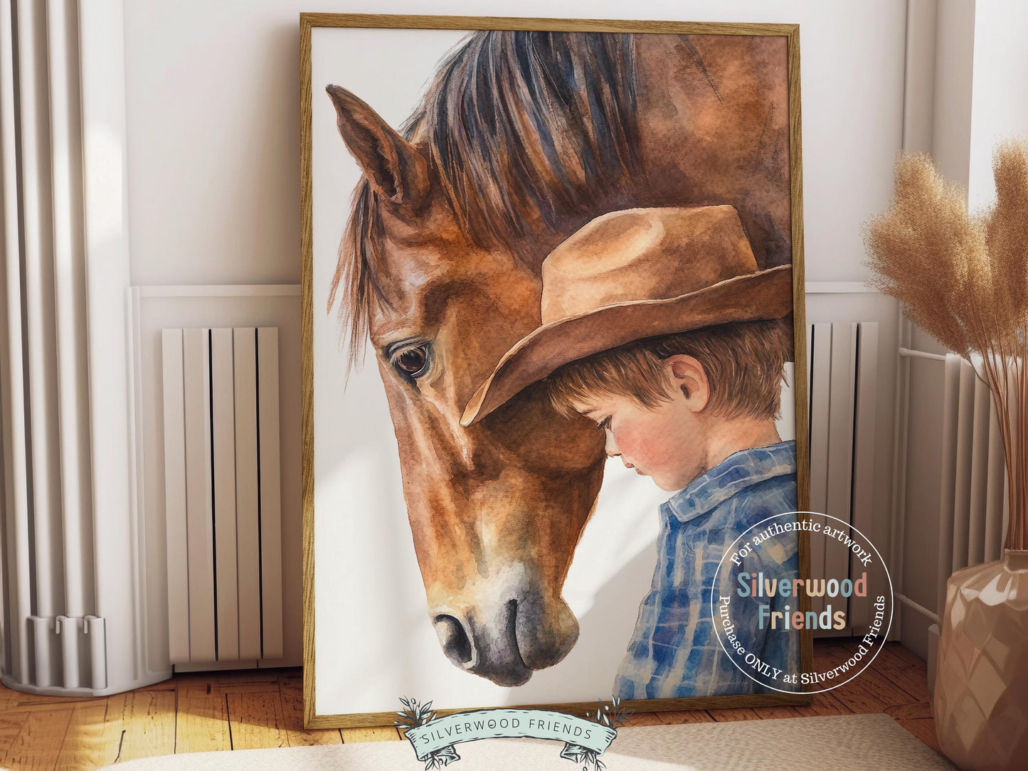 Cowboy Nursery Print, Cowboy Nursery Decor, Baby Boys Western Nursery Decor, Little Boy Toddler Cowboy Horse Nursery Wall Art Digital Print