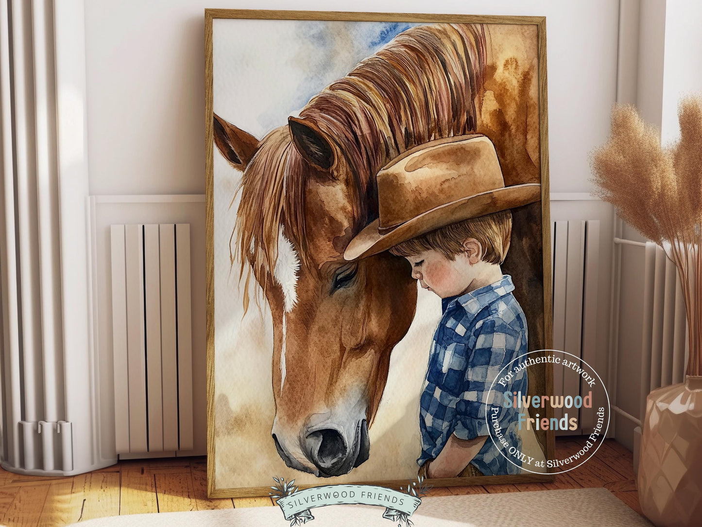 Cowboy Nursery Print, Cowboy Nursery Decor, Baby Boy Western Nursery Decor, Little Boy Toddler Cowboy Horse Nursery Wall Art Digital Print