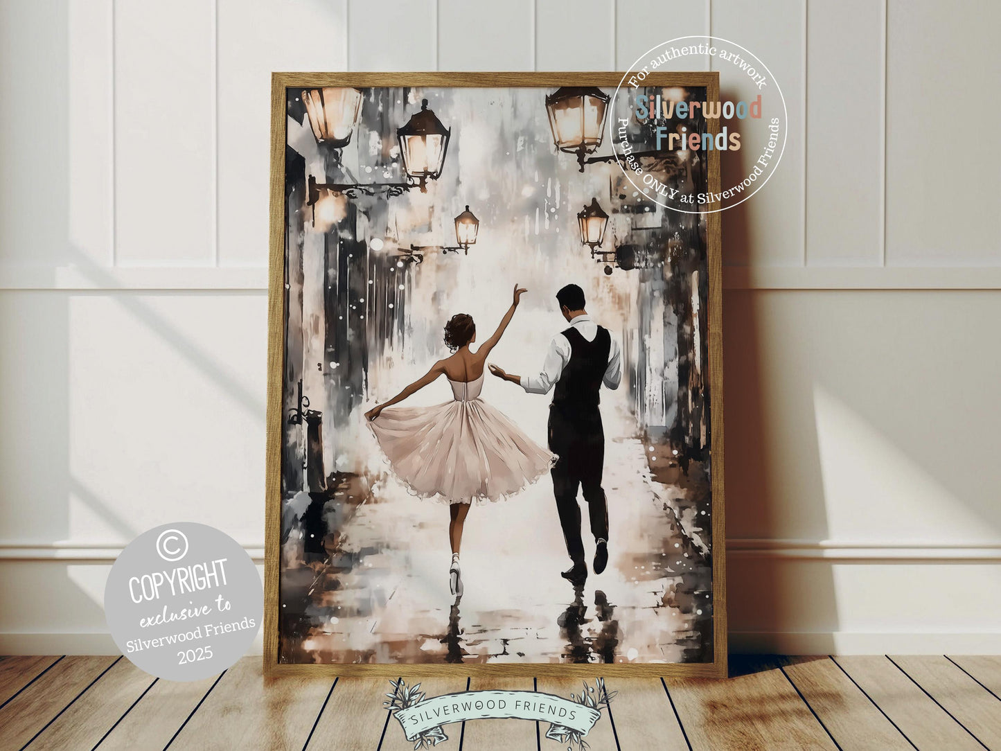 Celebrate love and romance with this enchanting couples print, capturing a magical moment between a bride and groom. A perfect gift for Valentine's Day, Christmas, or a heartfelt housewarming present for couples, this dreamy artwork adds timeless elegance and whimsical charm to any space all year round!
