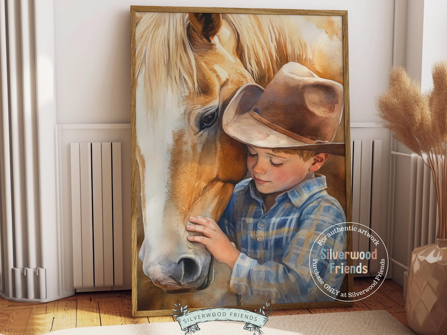 Cowboy Nursery Print, Cowboy Nursery Decor, Baby Boys Western Nursery Decor, Little Boy Cowboy Horse Riding Nursery Wall Art Digital Print