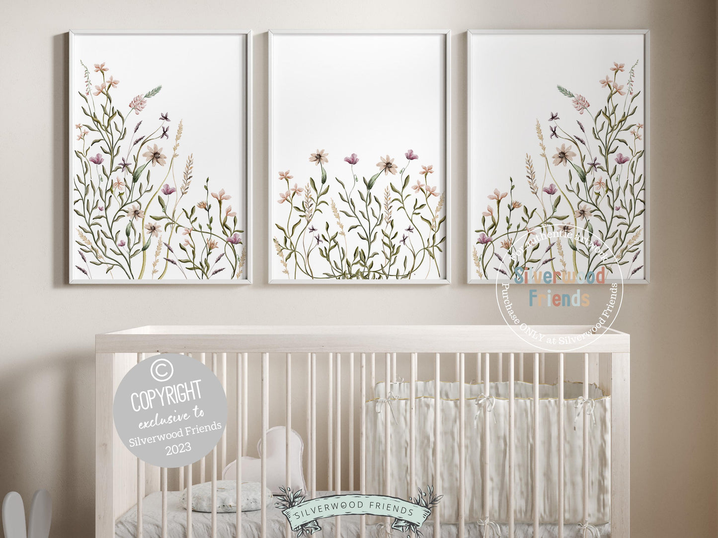 Wildflower Nursery Prints