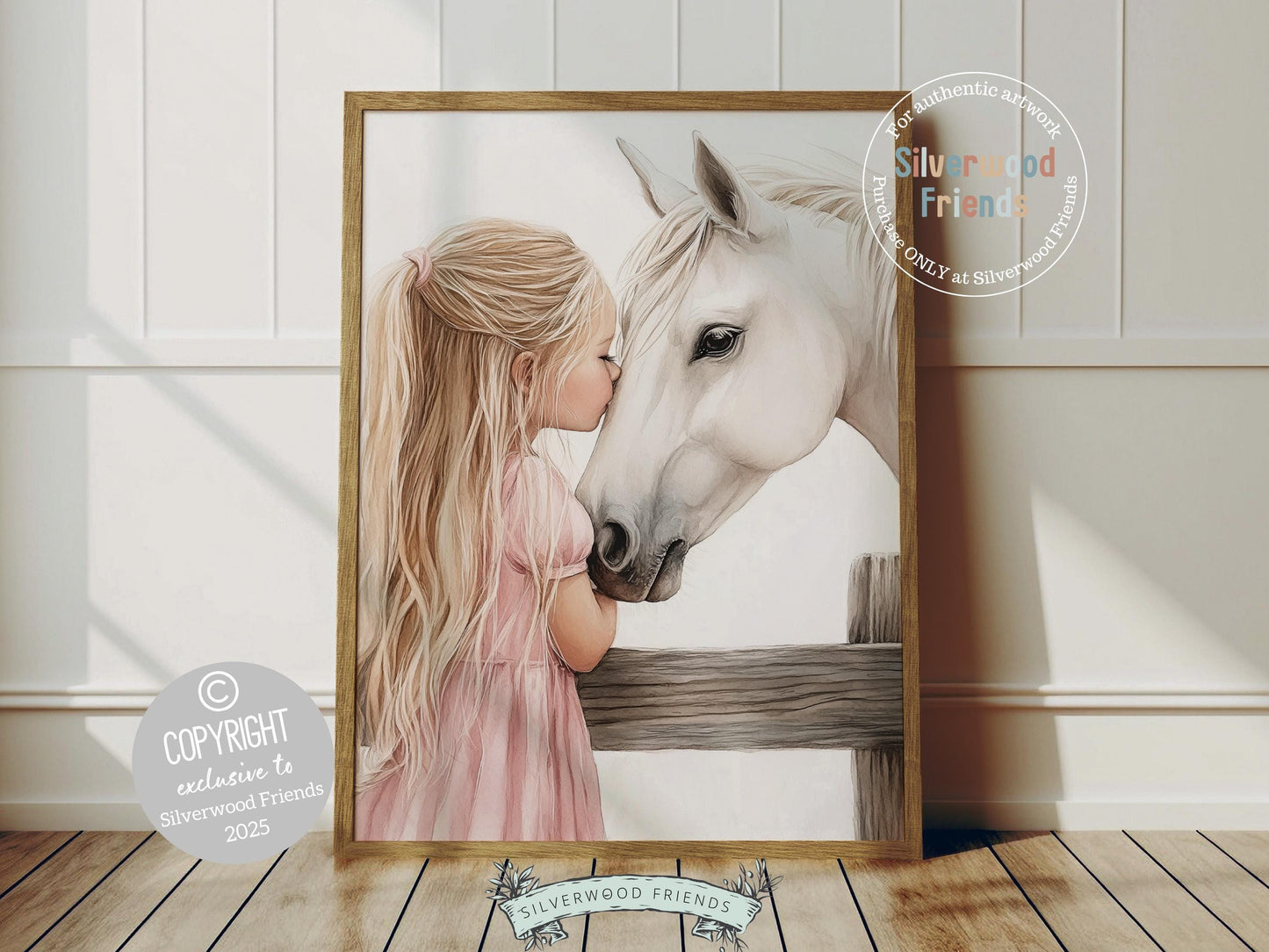 White Horse Print, Little Cowgirl Nursery Decor, Baby Girl Western Nursery Decor, Horse Nursery Wall Art, Girl Horse Picture Digital Print