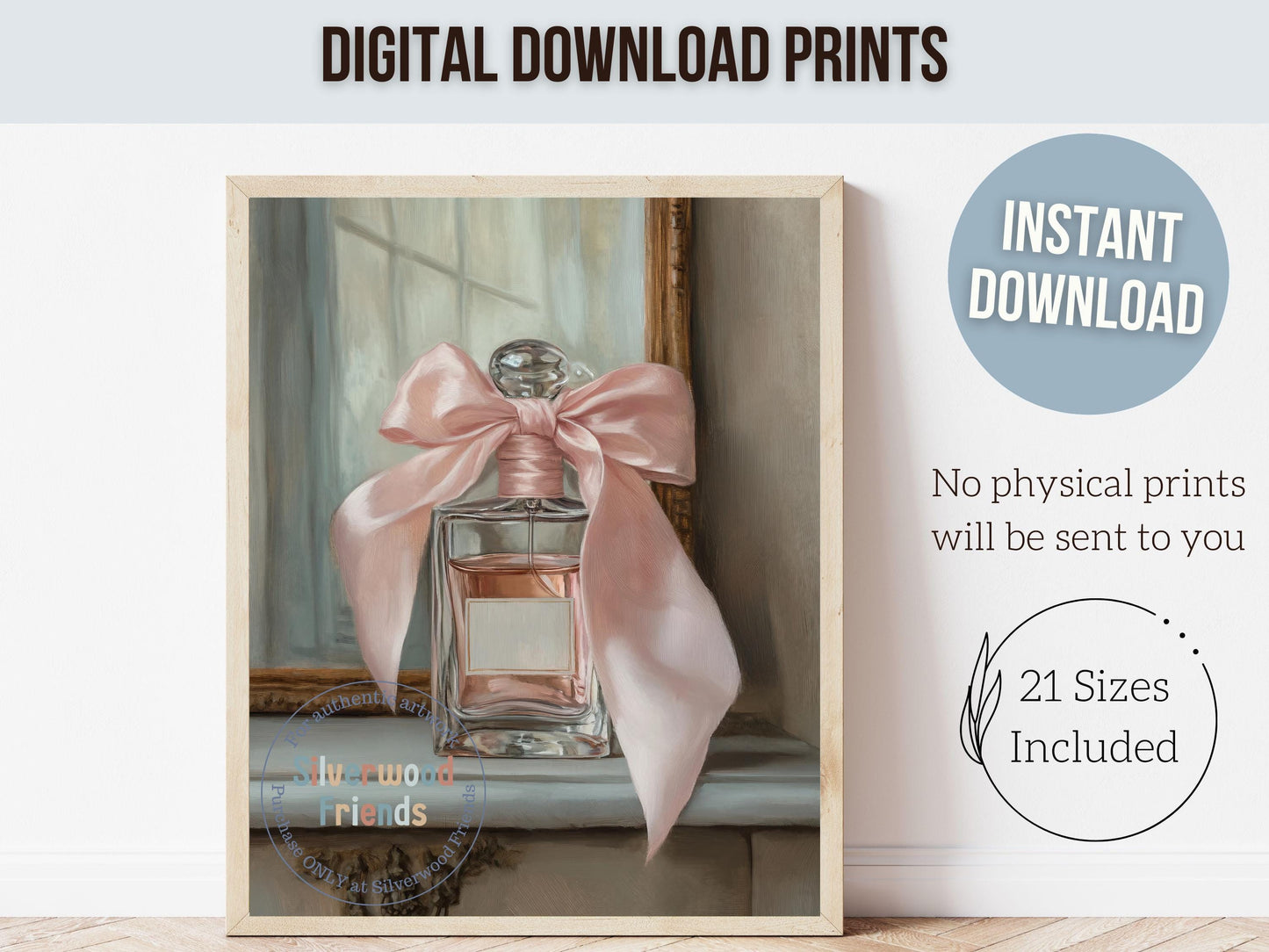 Perfume Bottle Print, Girly Wall Art, Shabby Chic Decor, Preppy Teen Girl Coquette Wall Decor, Girly Paris Fashion Wall Art Digital Print