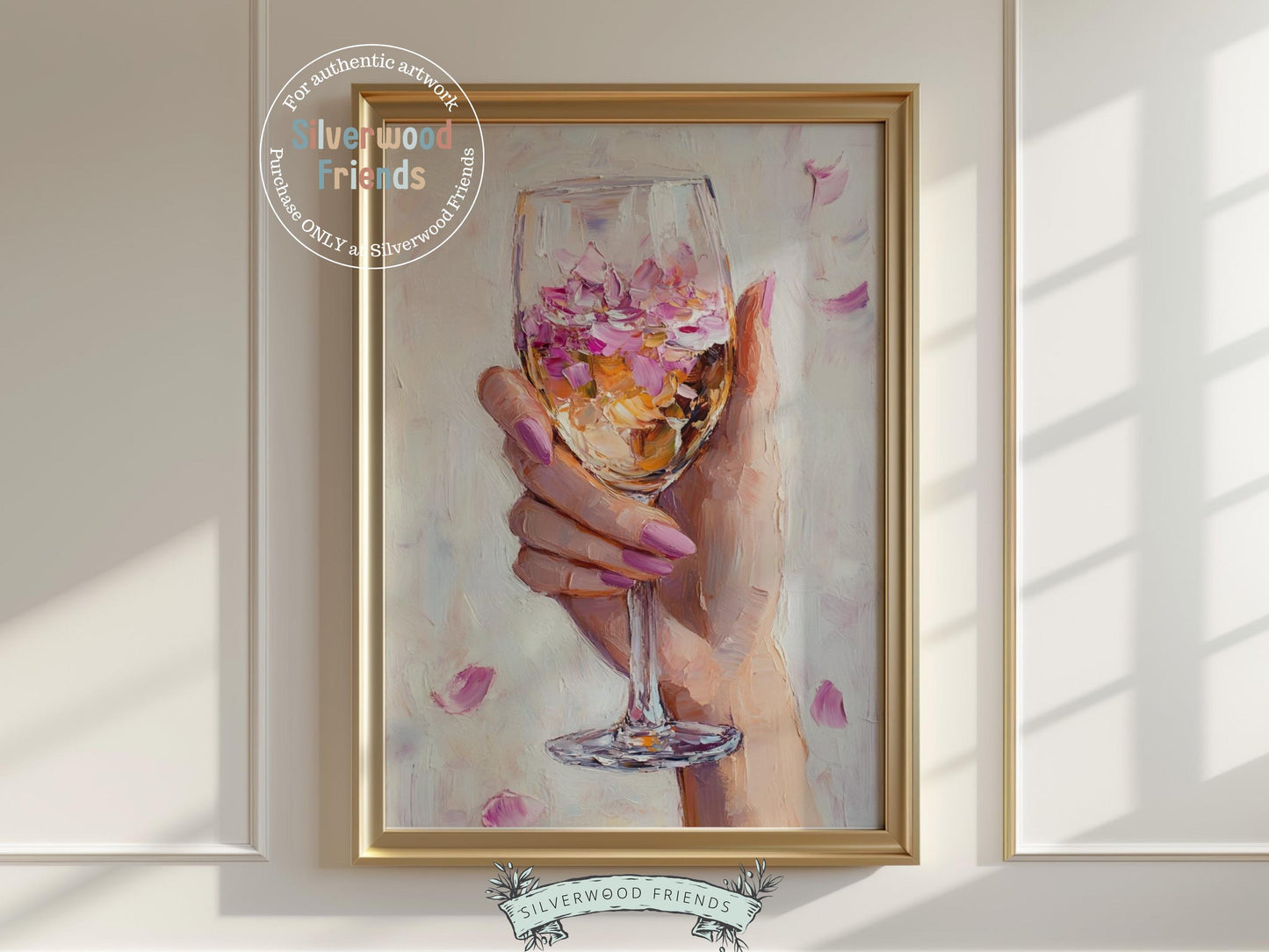 Cheers Art Print, Champagne Wine Glass Print, Happy Hour Poster, Trendy Bar Cart Print Celebration Wall Art for Cocktail Party Digital Print