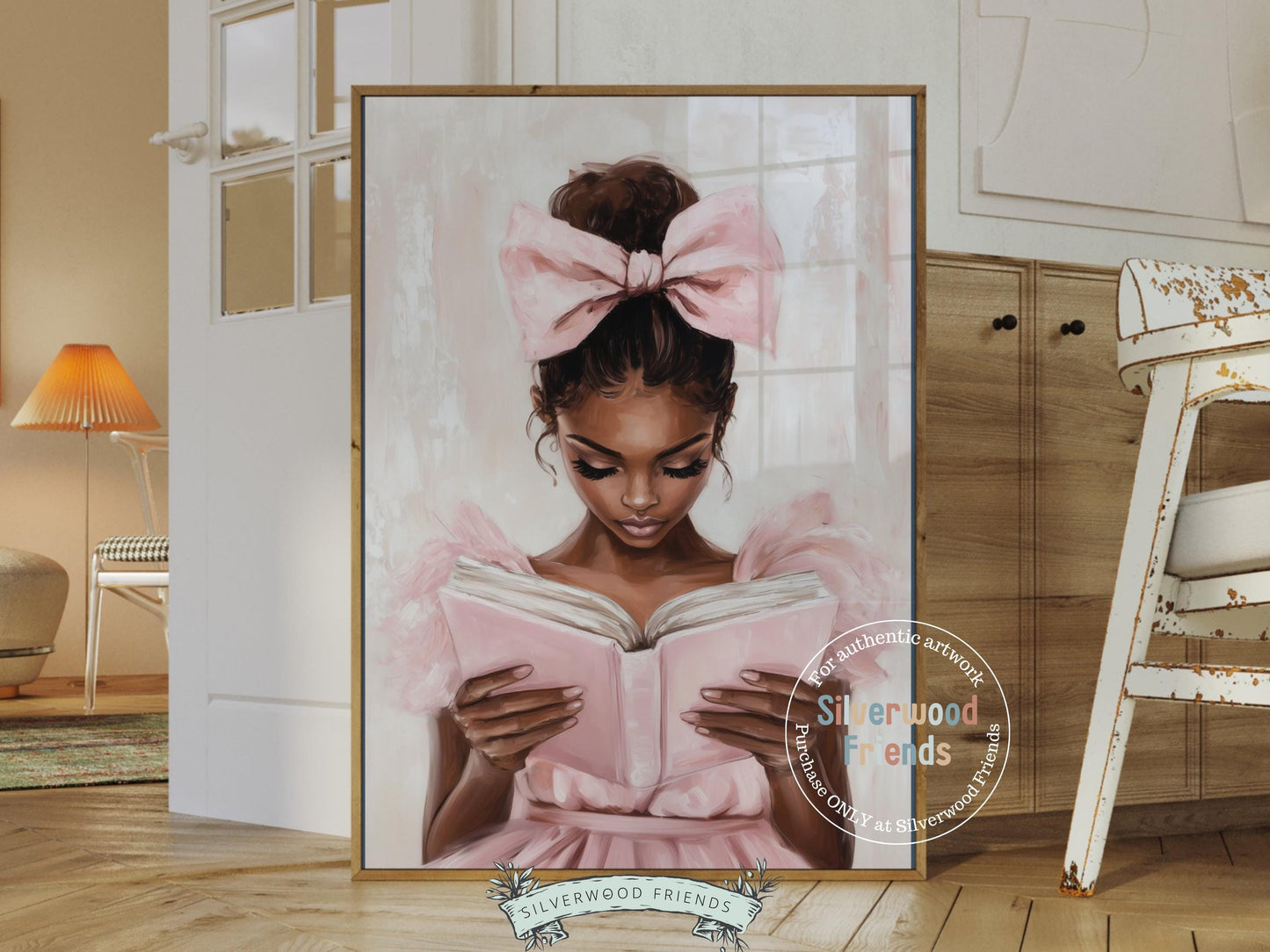 Elevate your space with the quiet elegance of our Ballet Art Print, featuring an African American ballerina in a tutu, deeply immersed in a book. Perfect for dance studios, cozy reading corners, or refined home decor, this artwork honors grace, intellect, and the enduring beauty of ballet.