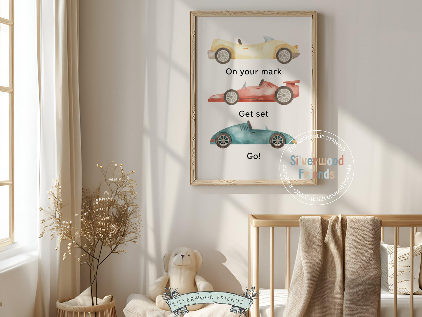 Transport Car Nursery Print, Racing Car Nursery Print, Baby Boy Race Car Nursery Decor, Toddler Boy Playroom Transport Vehicle Digital Print