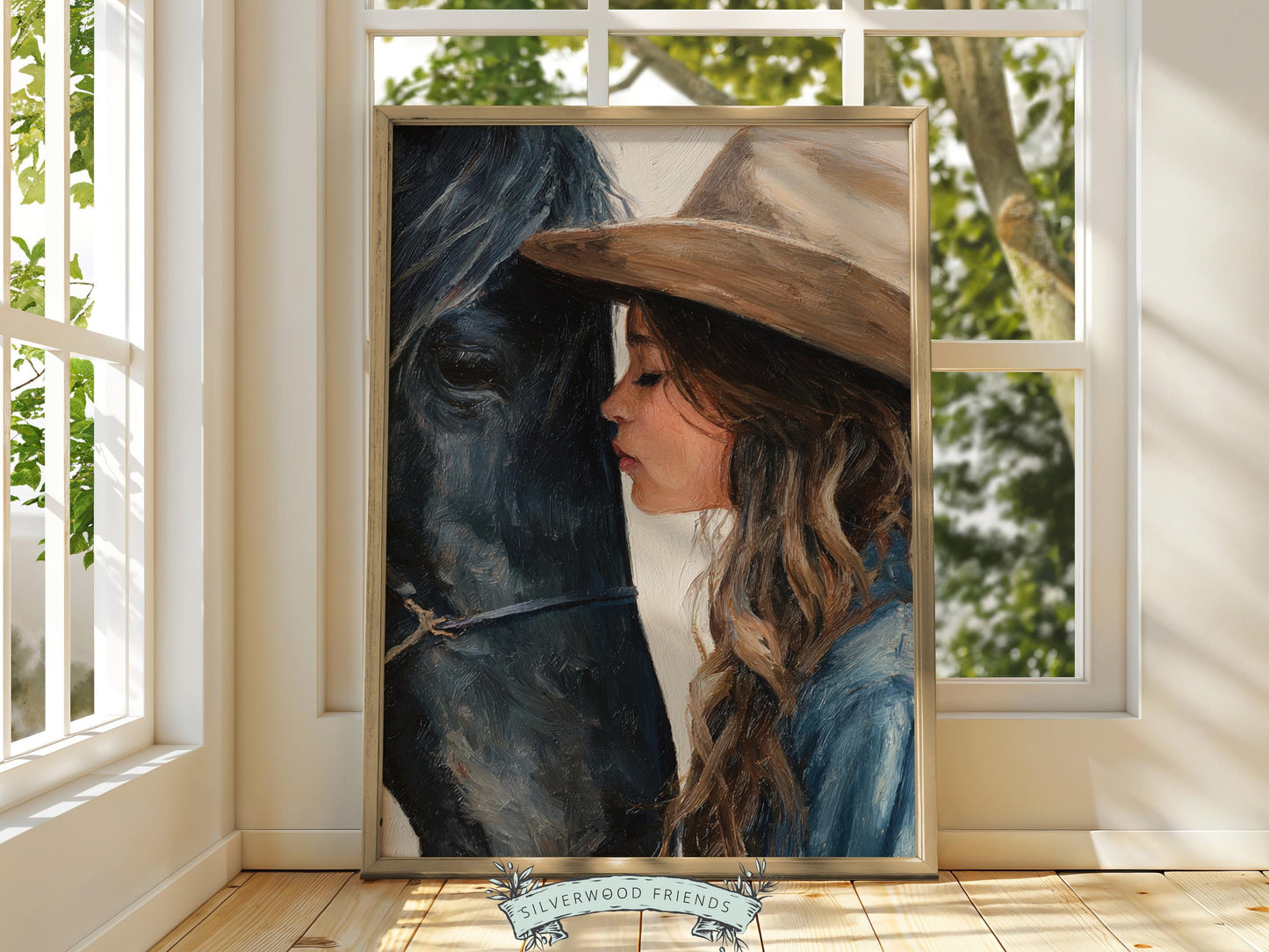 Cowgirl Nursery Print, Baby Girl Cowgirl Western Nursery Wall Decor Print, Girls Horse Riding Print, Horse Nursery Picture(DIGITAL DOWNLOAD)