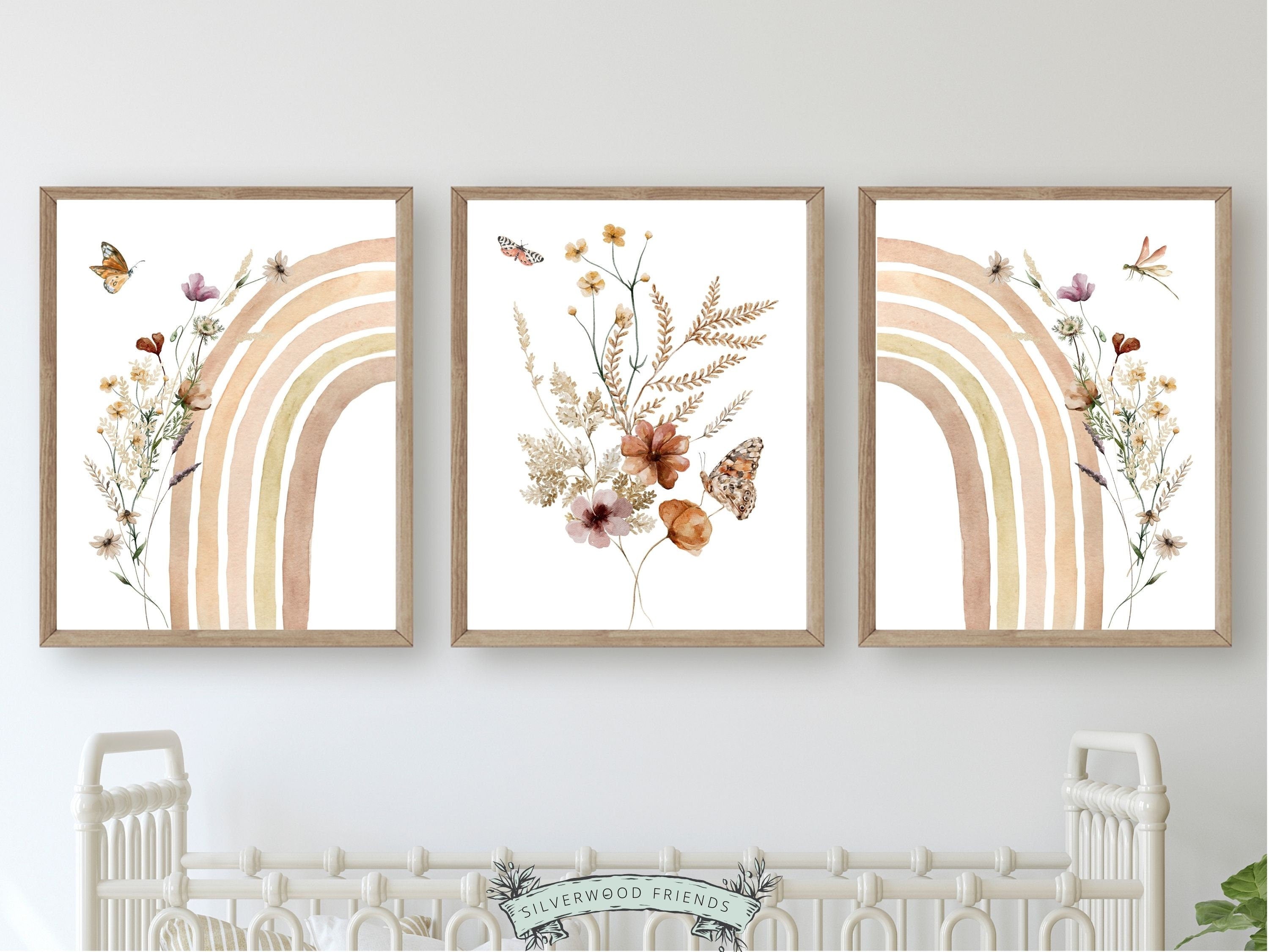 Rainbow Wildflower Nursery Prints – Silverwood Friends