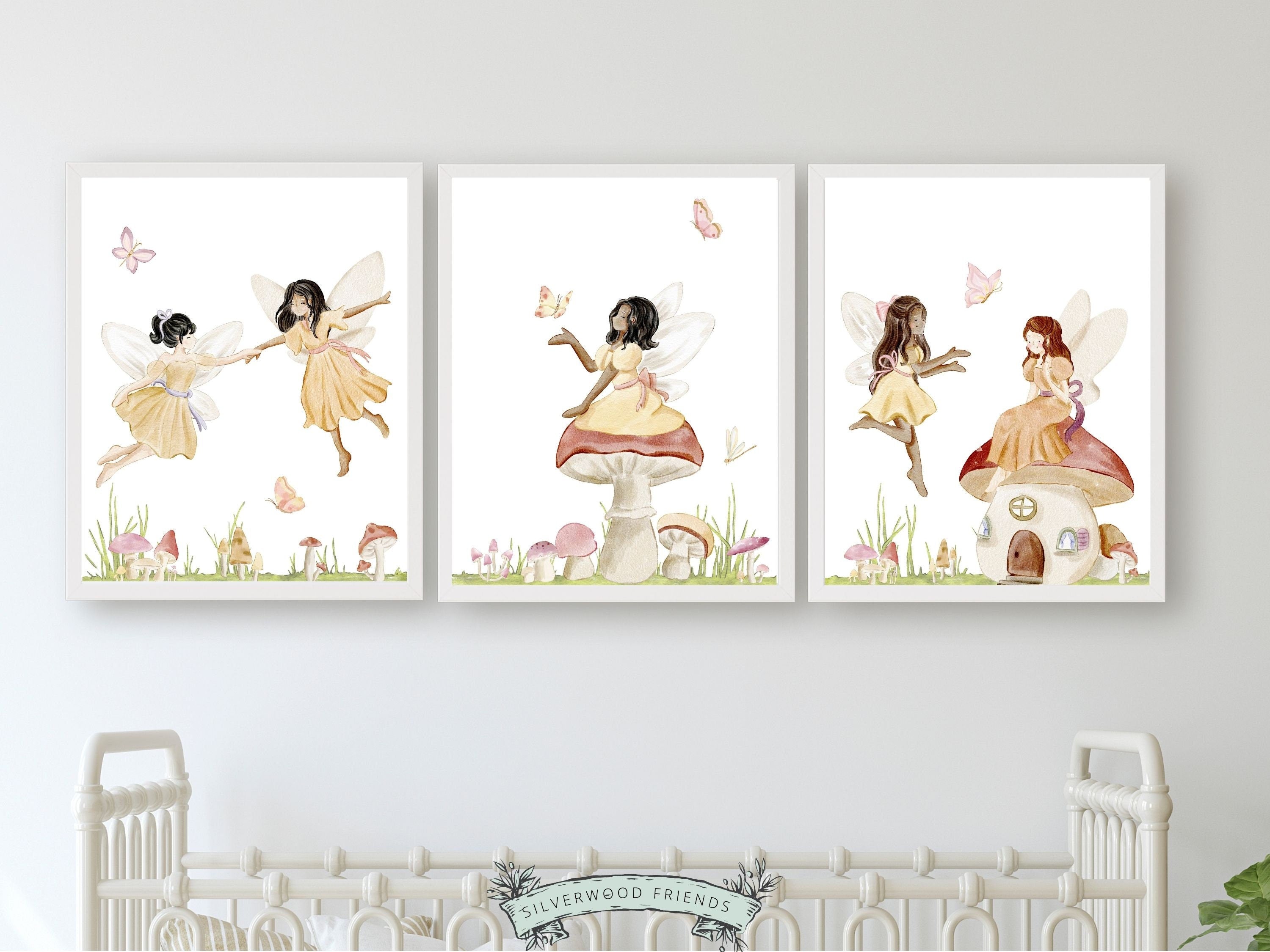Fairy Nursery Prints Set of 3 – Silverwood Friends