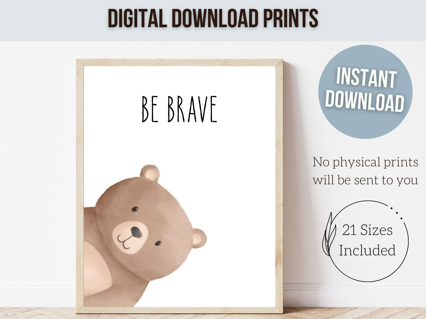 Peeking Bear Nursery Print, Peekaboo Bear Nursery Decor,Minimalist Neutral Nursery,Baby Bear Nursery Wall Art,Woodland Nursery Digital Print