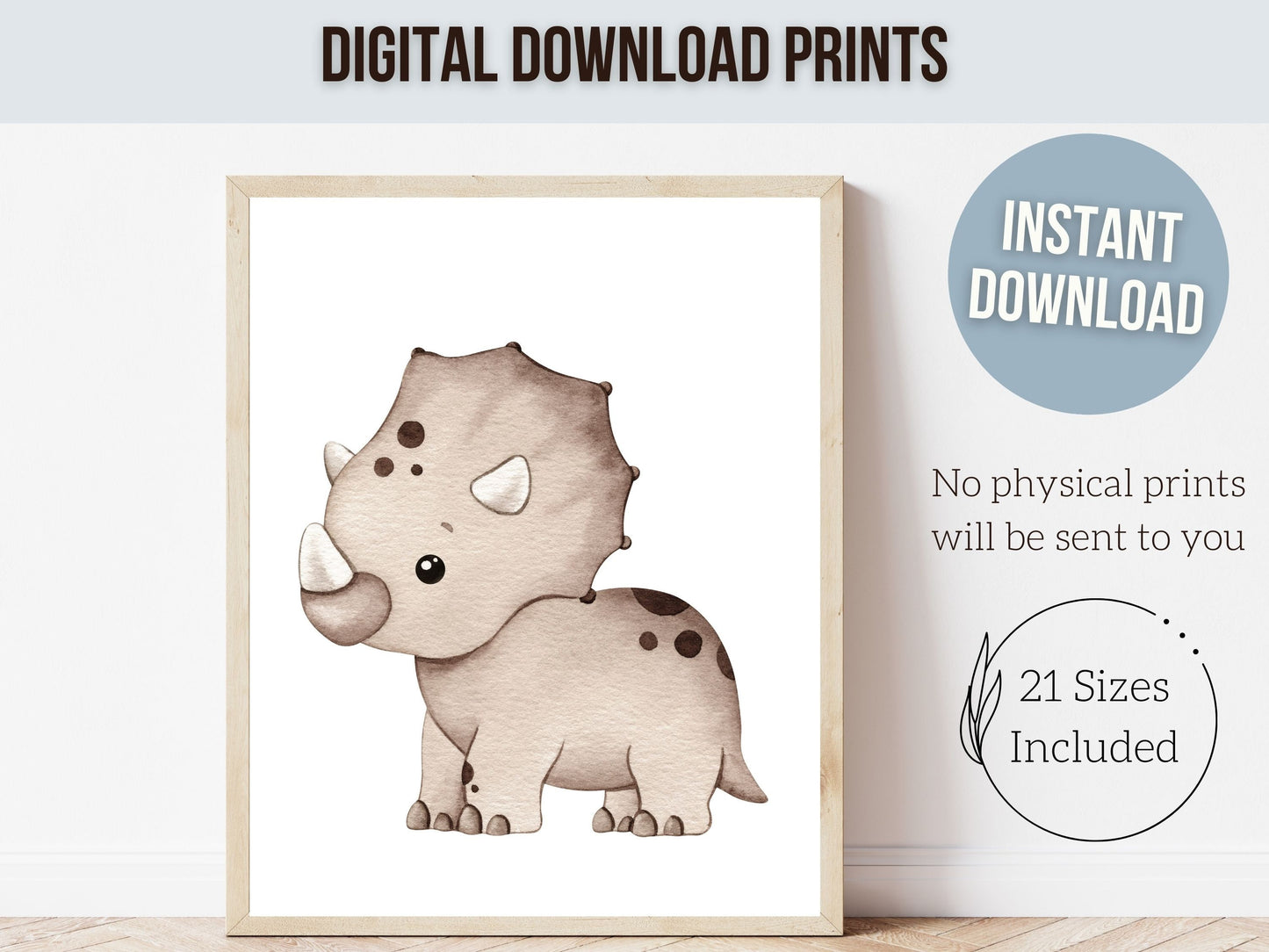 Dinosaur Nursery Prints, Boys Dinosaur Nursery Decor, Dinosaur Neutral Nursery Wall Art, Dinosaur Toddler Boys Room Decor Dino Digital Print