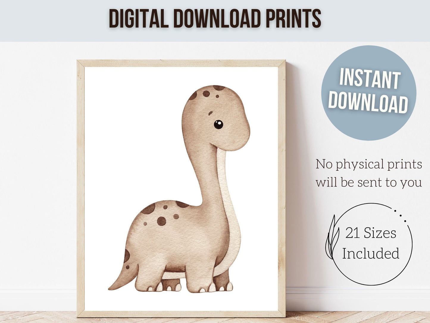 Dinosaur Nursery Prints, Boys Dinosaur Nursery Decor, Dinosaur Neutral Nursery Wall Art, Toddler Boys Room Decor, Dino Nursery Digital Print