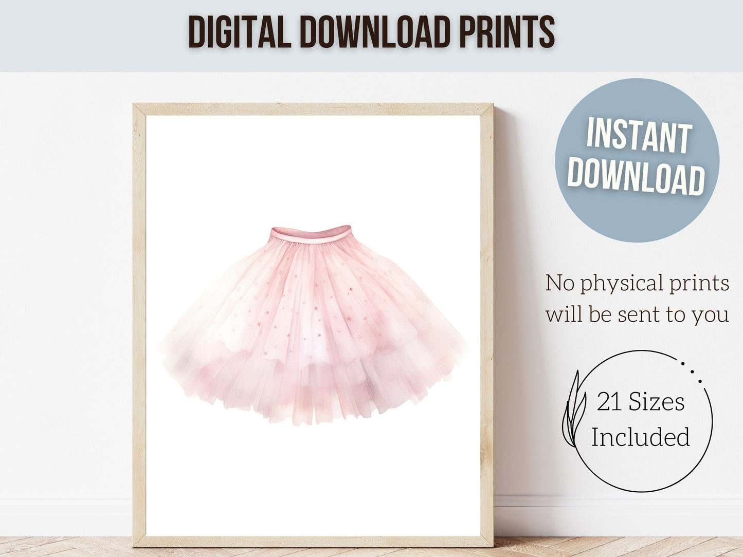 Baby Girl's Ballet Nursery Prints, Girl's Ballerina Nursery Decor, Dance Nursery Wall Art, Ballet Dancer Printable Wall Decor Digital Prints