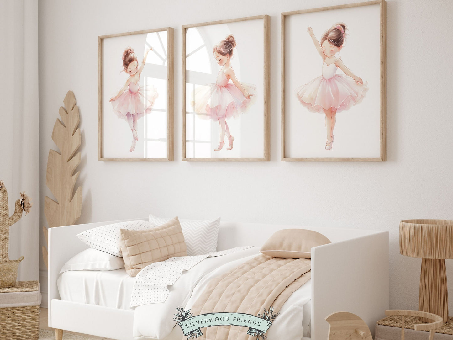 Ballet Nursery Print, Ballerina Nursery Decor, Baby Girl's Nursery Prints, Newborn Ballet Gift, Balletcore Aesthetic,Ballerina Digital Print