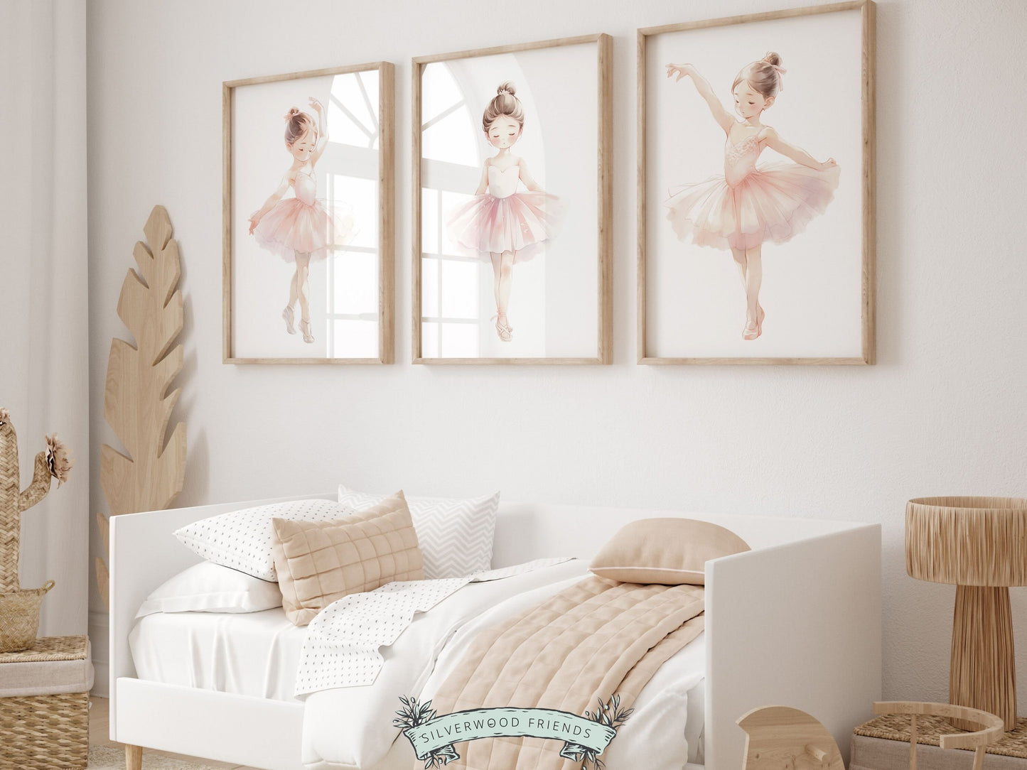 Ballet Nursery Print, Ballerina Nursery Decor, Baby Girl's Nursery Prints, Newborn Ballet Gift, Balletcore Aesthetic,Ballerina Digital Print