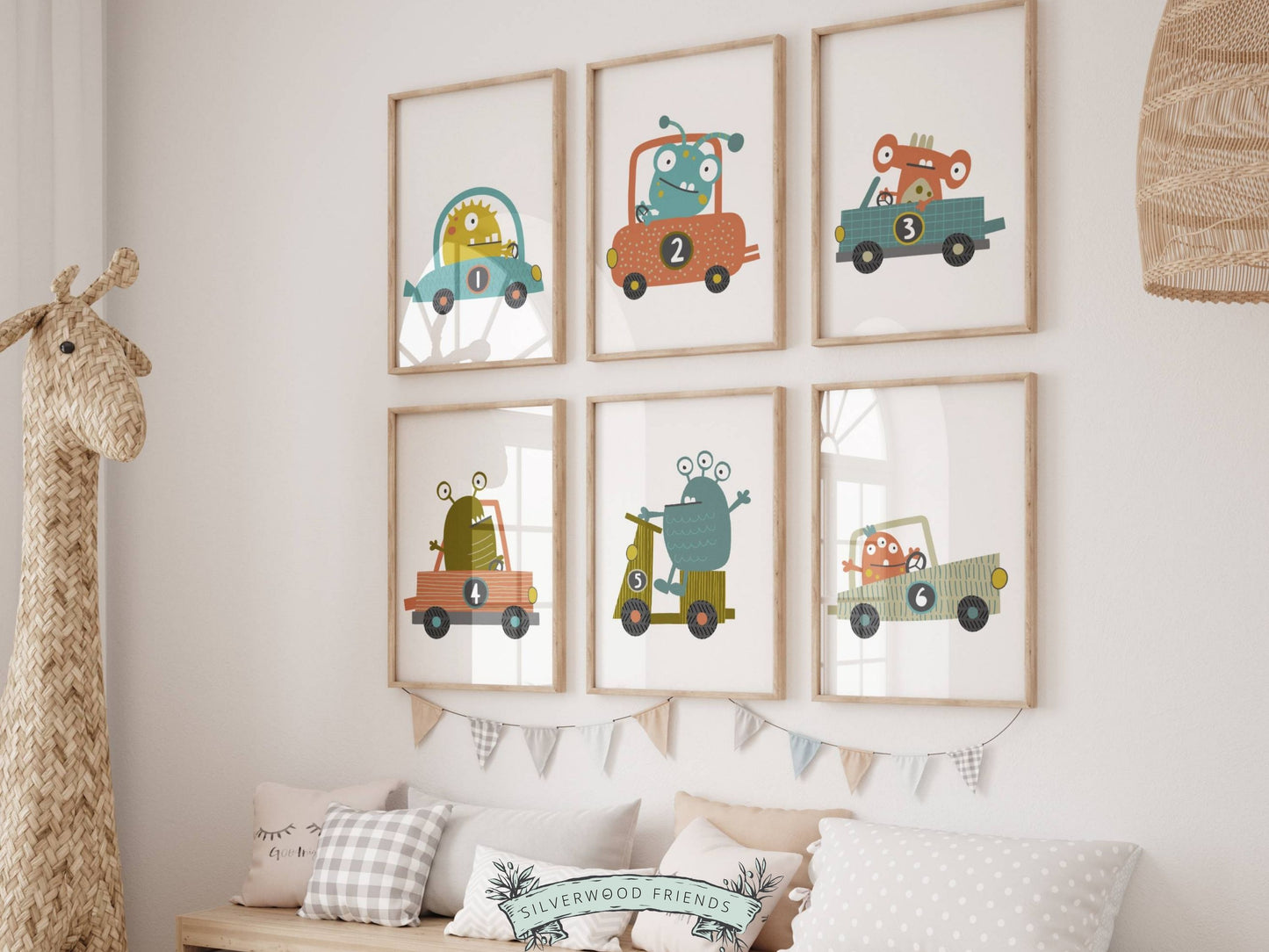 Outer Space Alien Nursery Prints