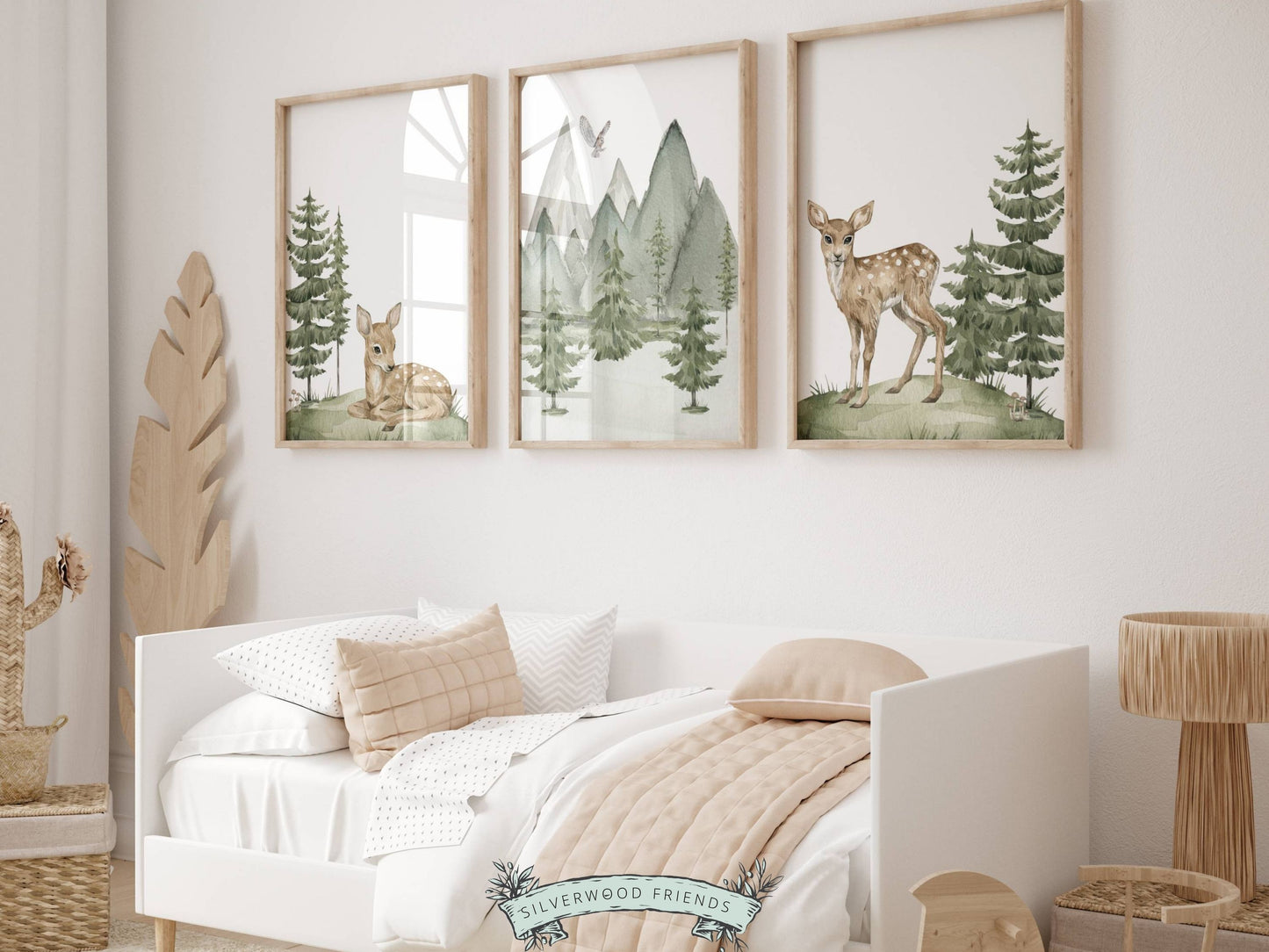 Fawn Nursery Prints Set of 3