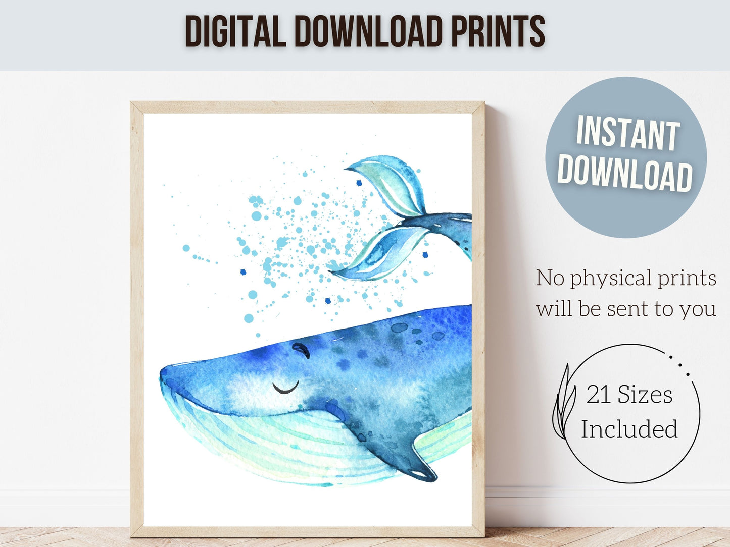 Ocean Animals Nursery Prints Set of 6