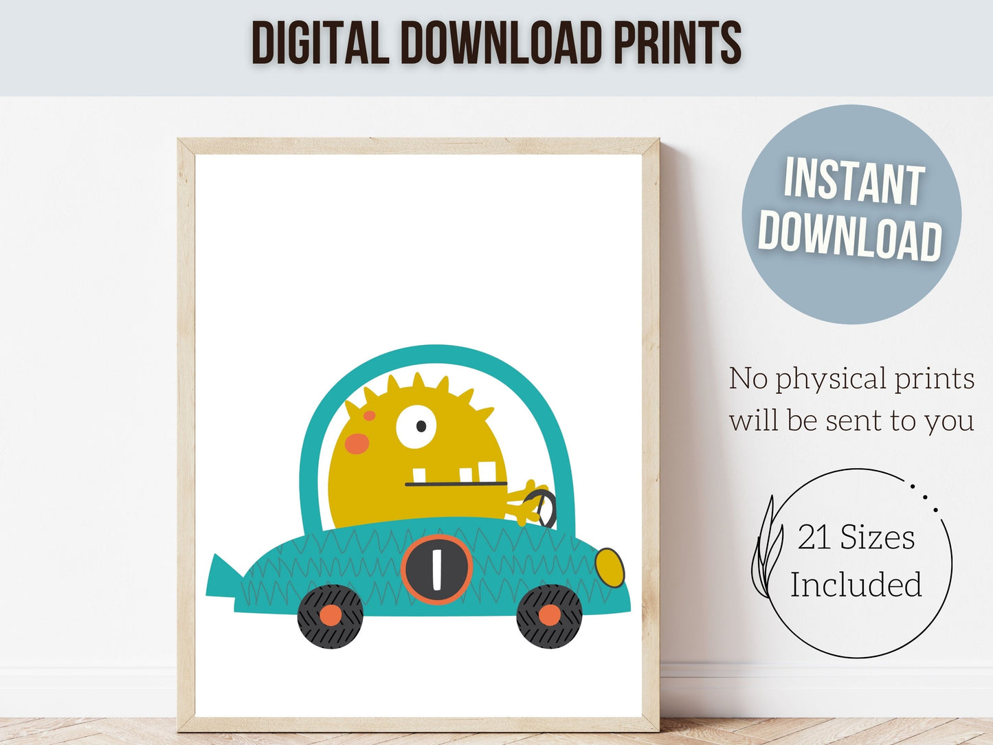 Outer Space Alien Nursery Prints